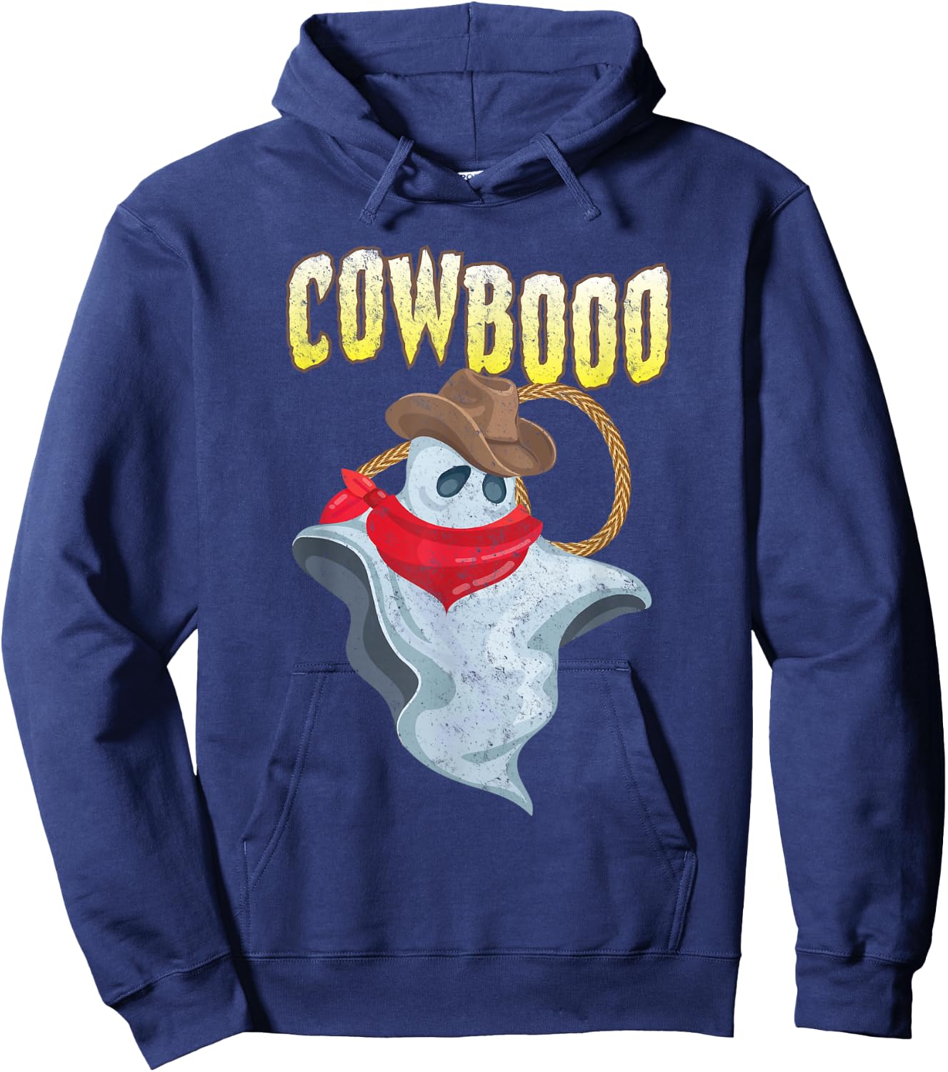 Funny Western Cowboy Halloween Costume Men Women Kids Hoodie - Hoodie | Navy