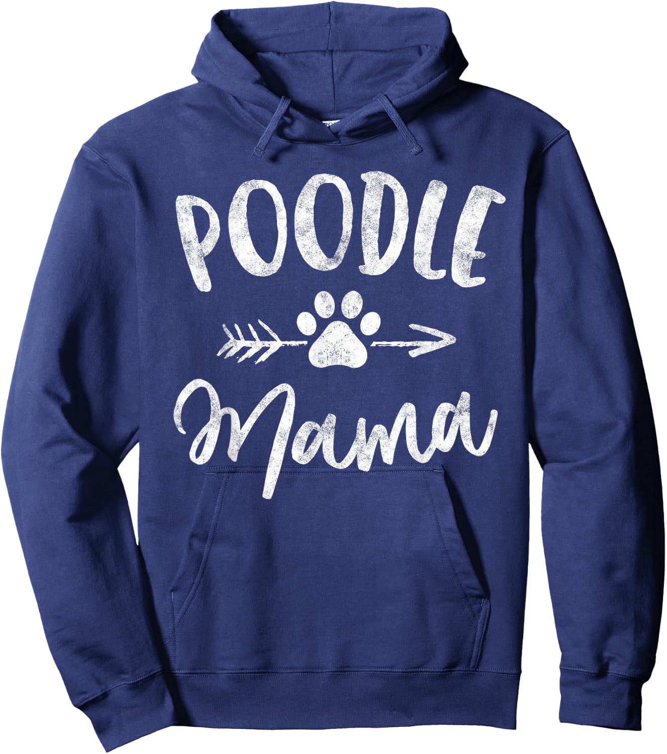 Poodle Mama Shirt Poodle Lover Owner Gifts Dog Mom Women Girls Kids Hoodie - Hoodie | Navy