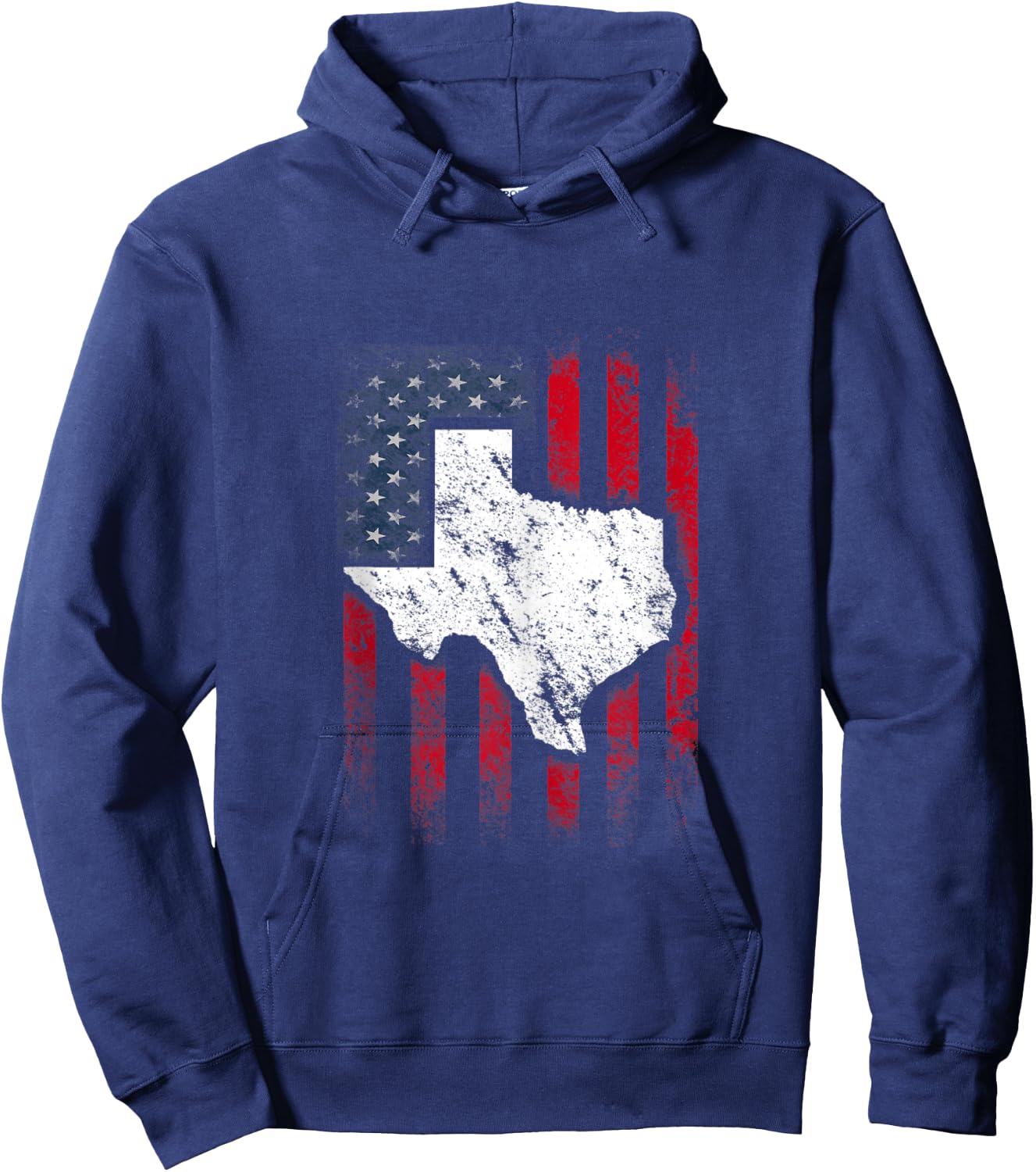 Vintage American US Flag Texas Austin Shirt Funny Gift Hoodie - Hoodie | Navy