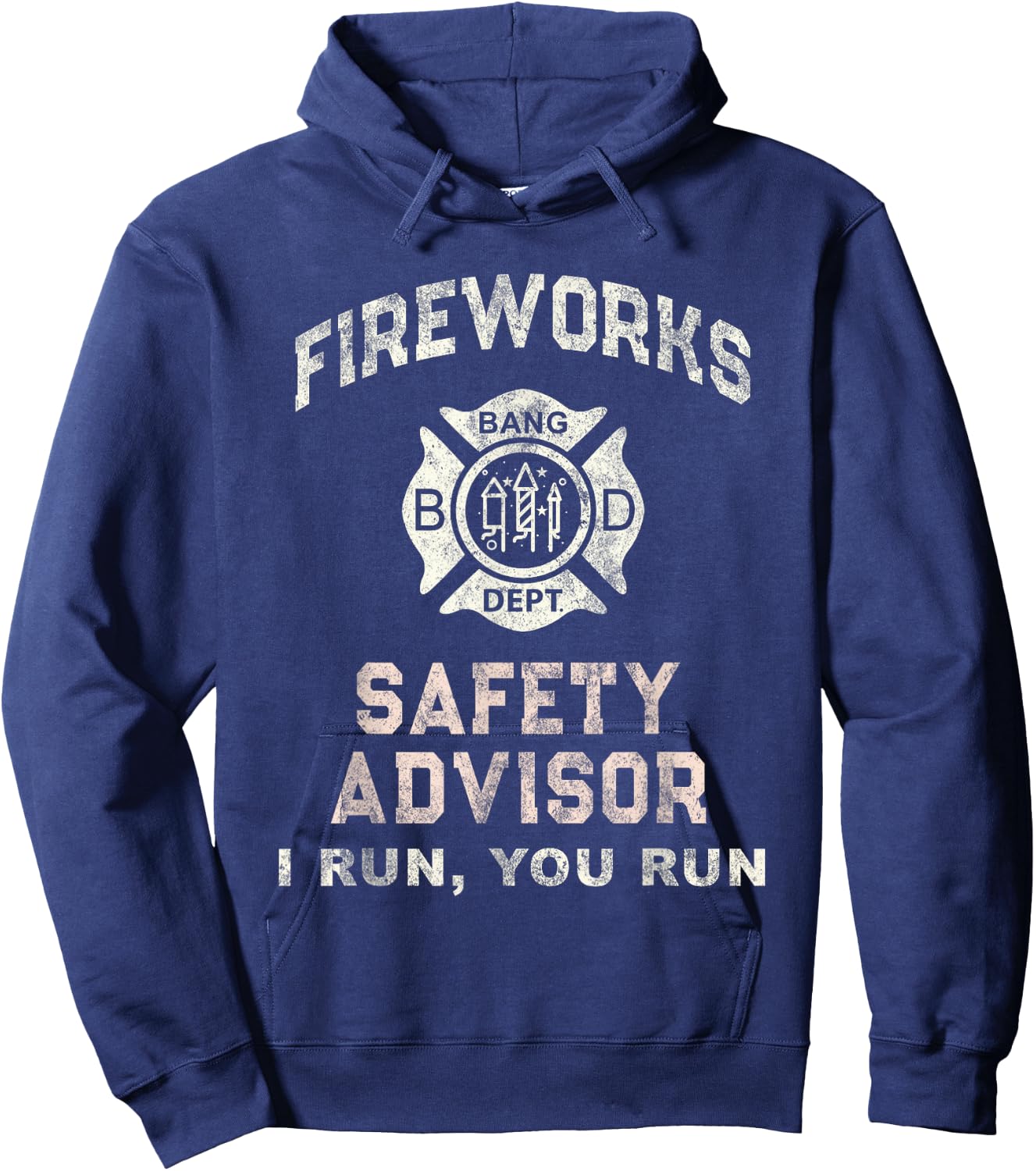 Funny Official FIREWORKS SAFETY ADVISOR Director Consultant Hoodie - Hoodie | Navy
