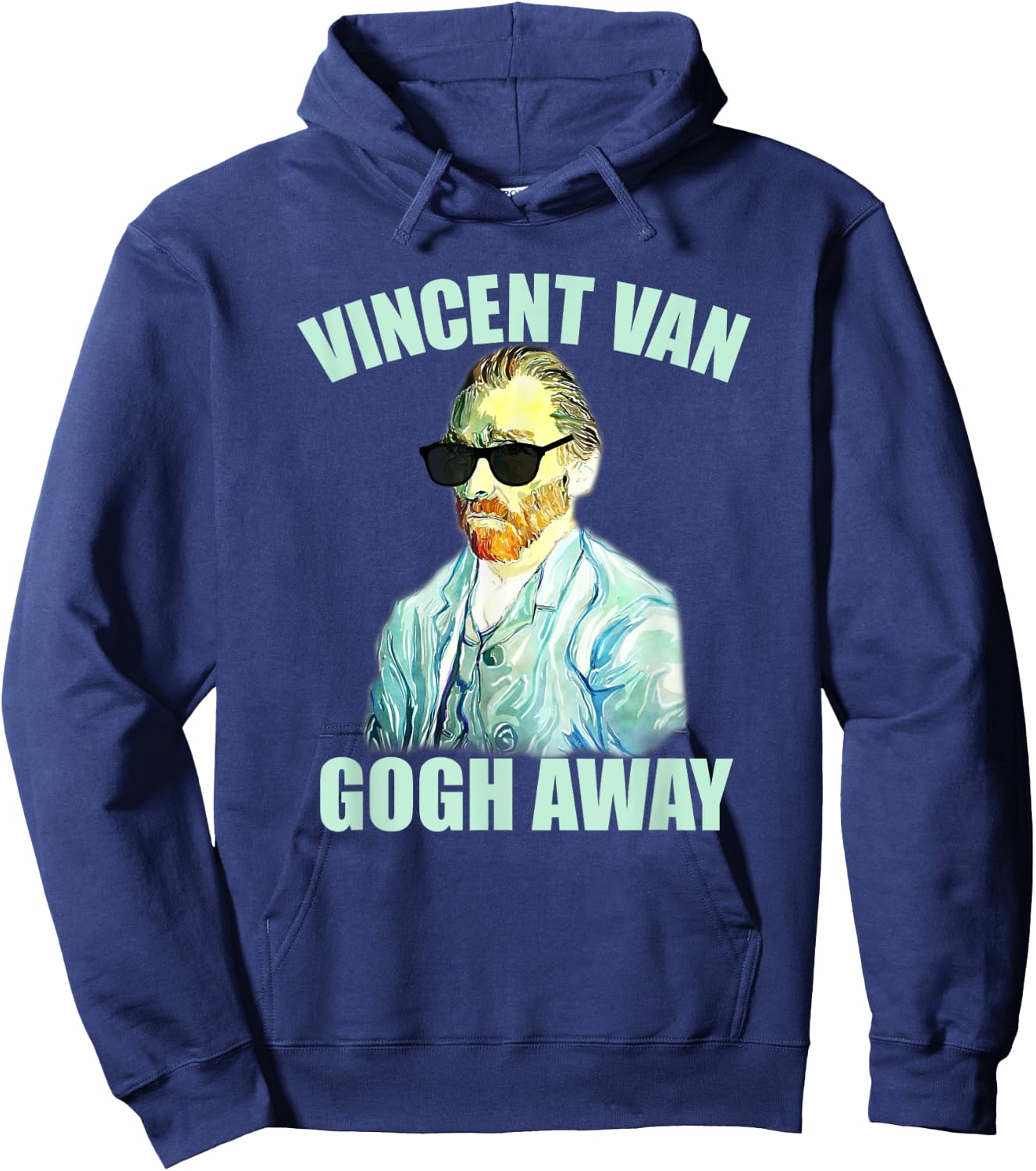Van Gogh Shirt Vincent Van Gogh Away T Shirt Art Print Hoodie - Hoodie | Navy