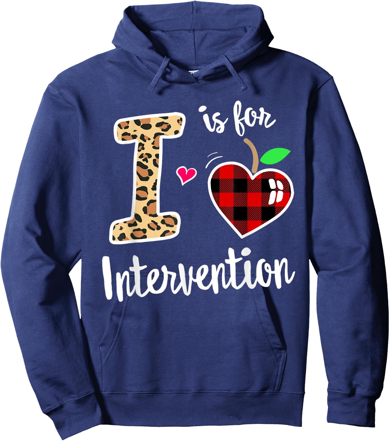 RTI Team T Response I is for Intervention Teacher School Hoodie - Hoodie | Navy