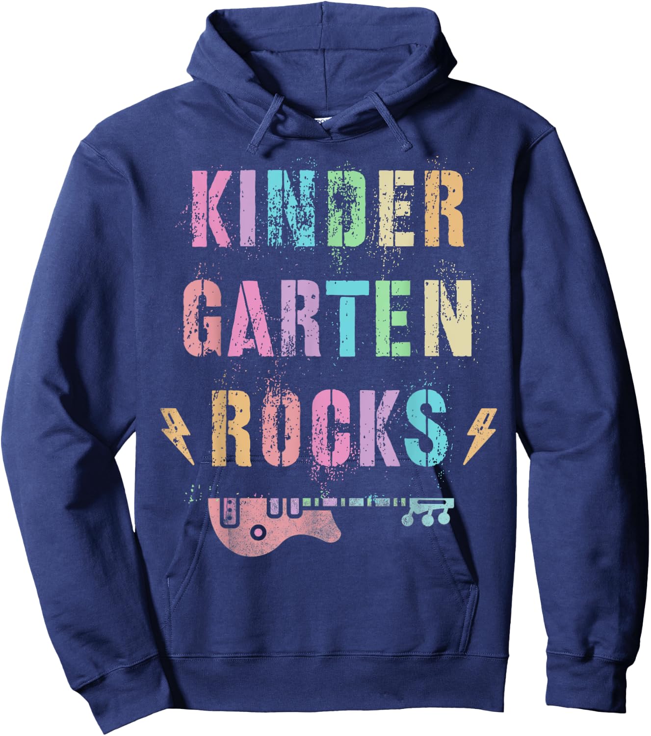 KINDERGARTEN ROCKS Star Crew Kinder My Jam In My Teacher Era Men Women Kids Hoodie - Hoodie | Navy