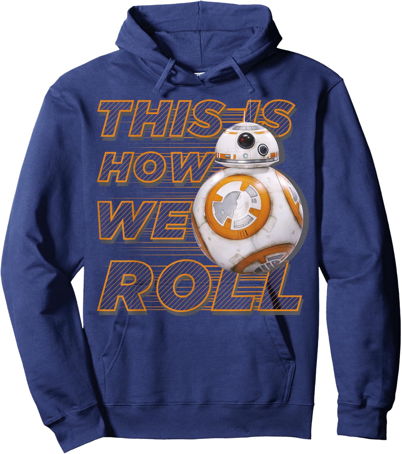 Star Wars BB-8 How We Roll Graphic Hoodie - Hoodie | Navy