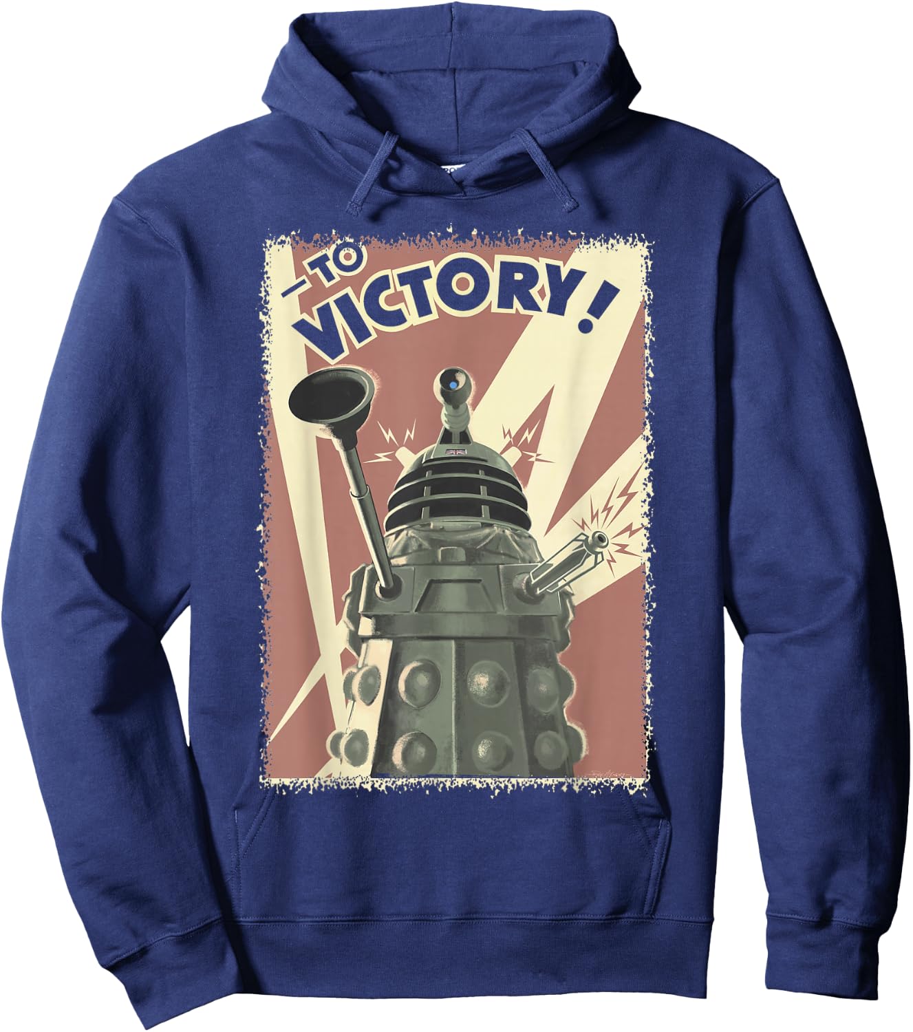 Propoganda Dalek Sci-Fi Fan 60th Anniversary Hoodie - Hoodie | Navy