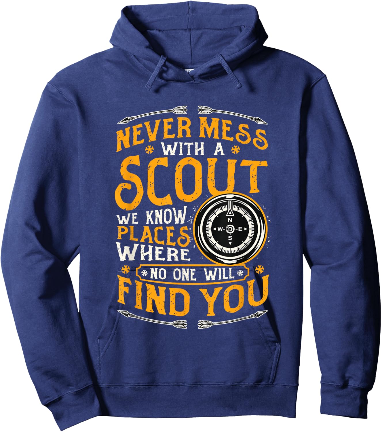 Never mess with a scout Hoodie - Hoodie | Navy
