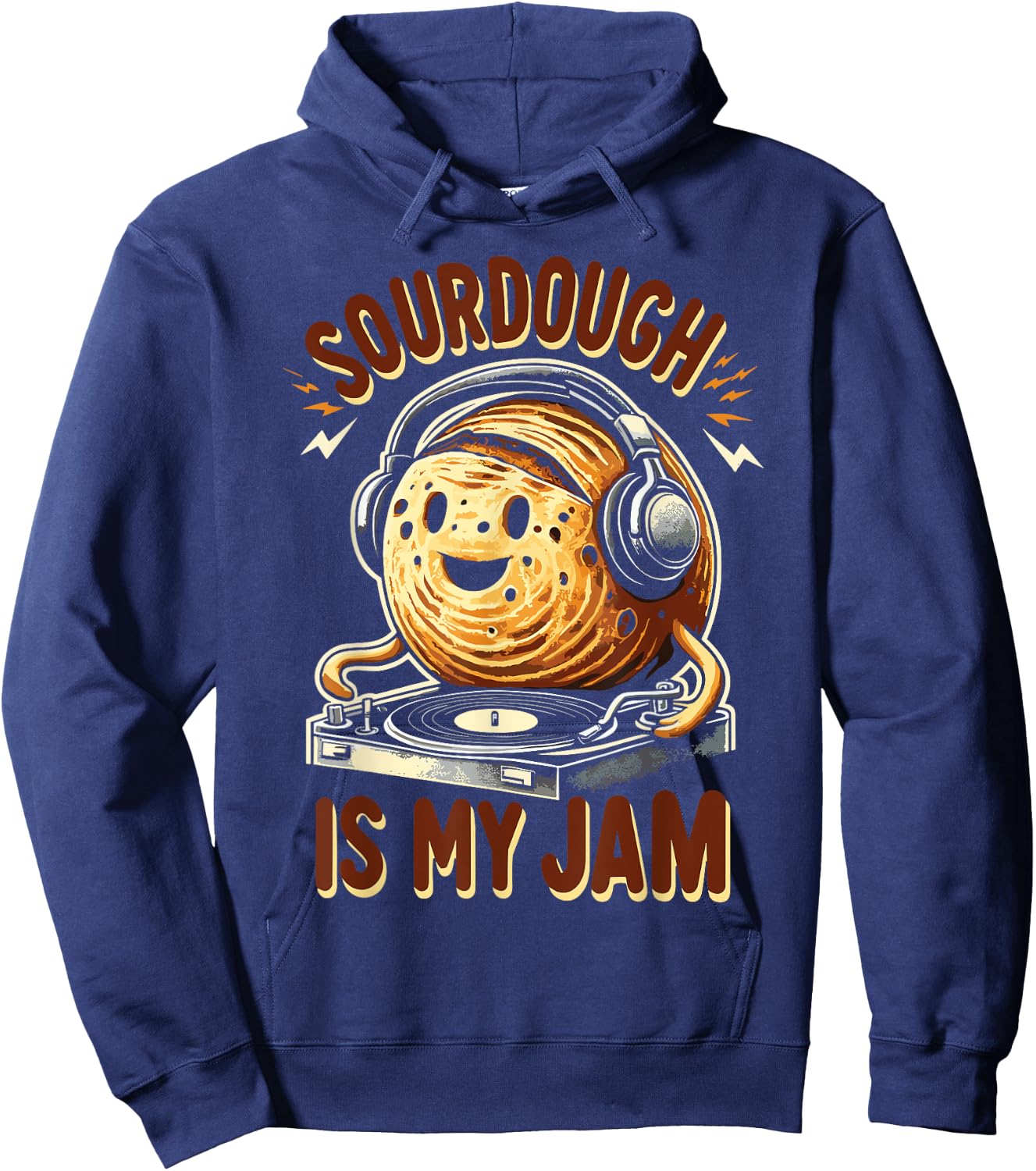Sourdough Is My Jam Hoodie - Hoodie | Navy