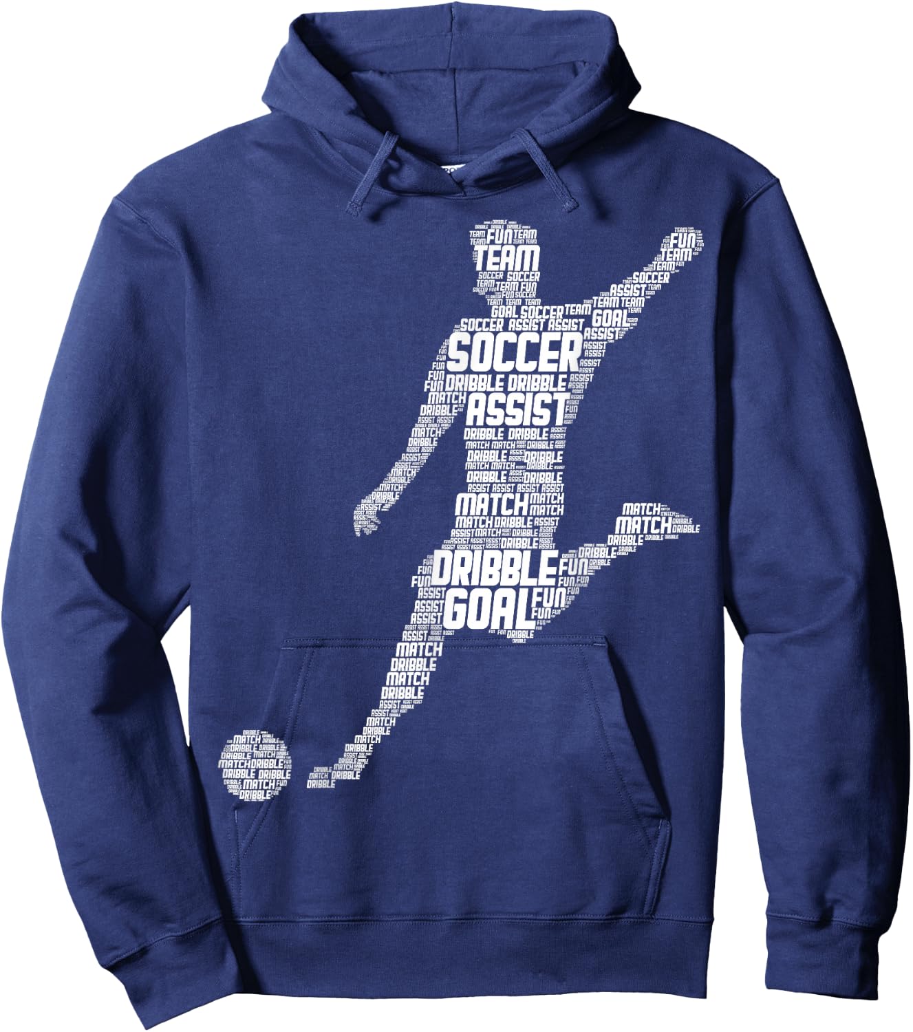 Soccer Player Men Kids Boys Hoodie - Hoodie | Navy