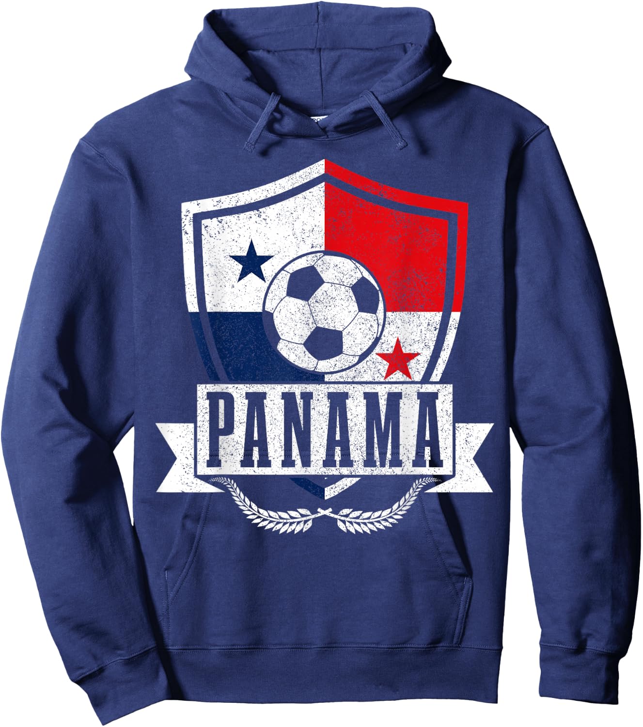 Panama Football Player Flag Hoodie - Hoodie | Navy