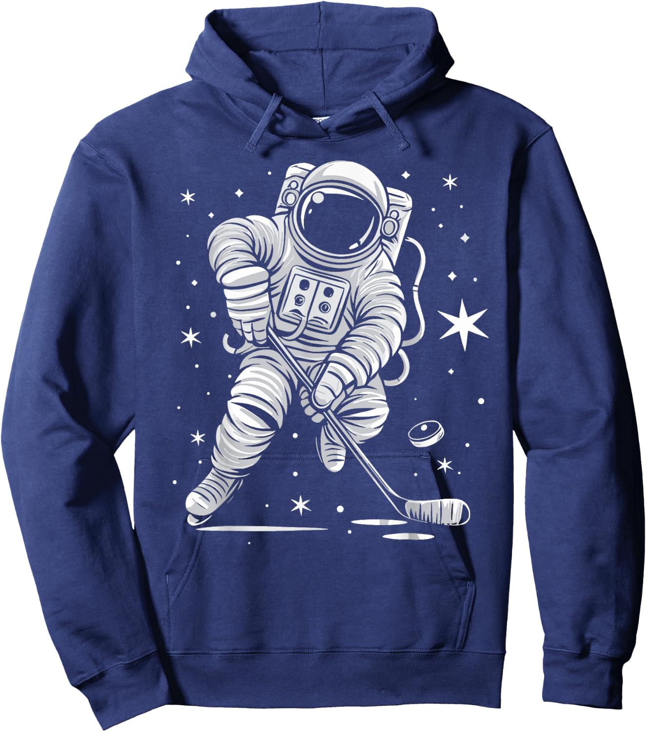 Funny Planet Astronaut Galaxy Space Astronaut Hockey Hoodie - Hoodie | Navy