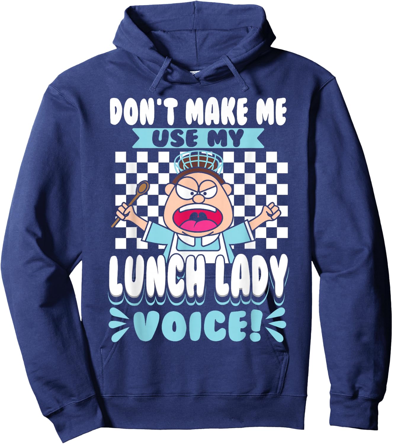 Lunch Lady Cafeteria Worker Hoodie - Hoodie | Navy
