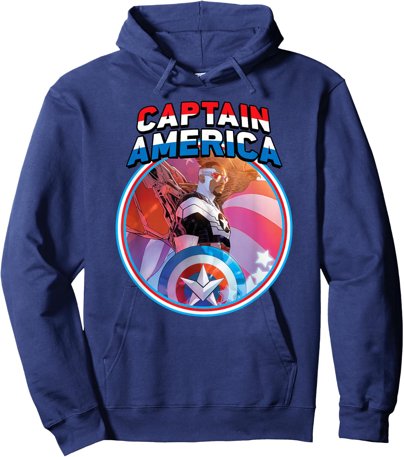 Marvel Captain America Symbol of Truth Sam Wilson Hoodie - Hoodie | Navy
