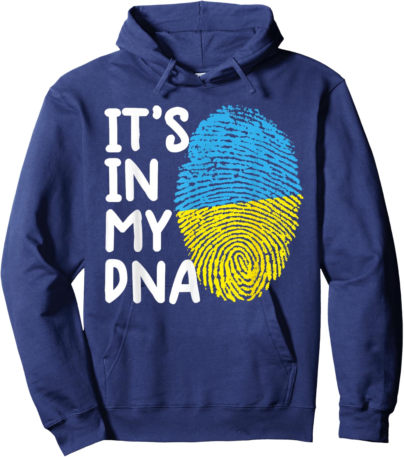 It's In My DNA Ukraine Ukrainian Ukraine Flag Ukraine Hoodie - Hoodie | Navy
