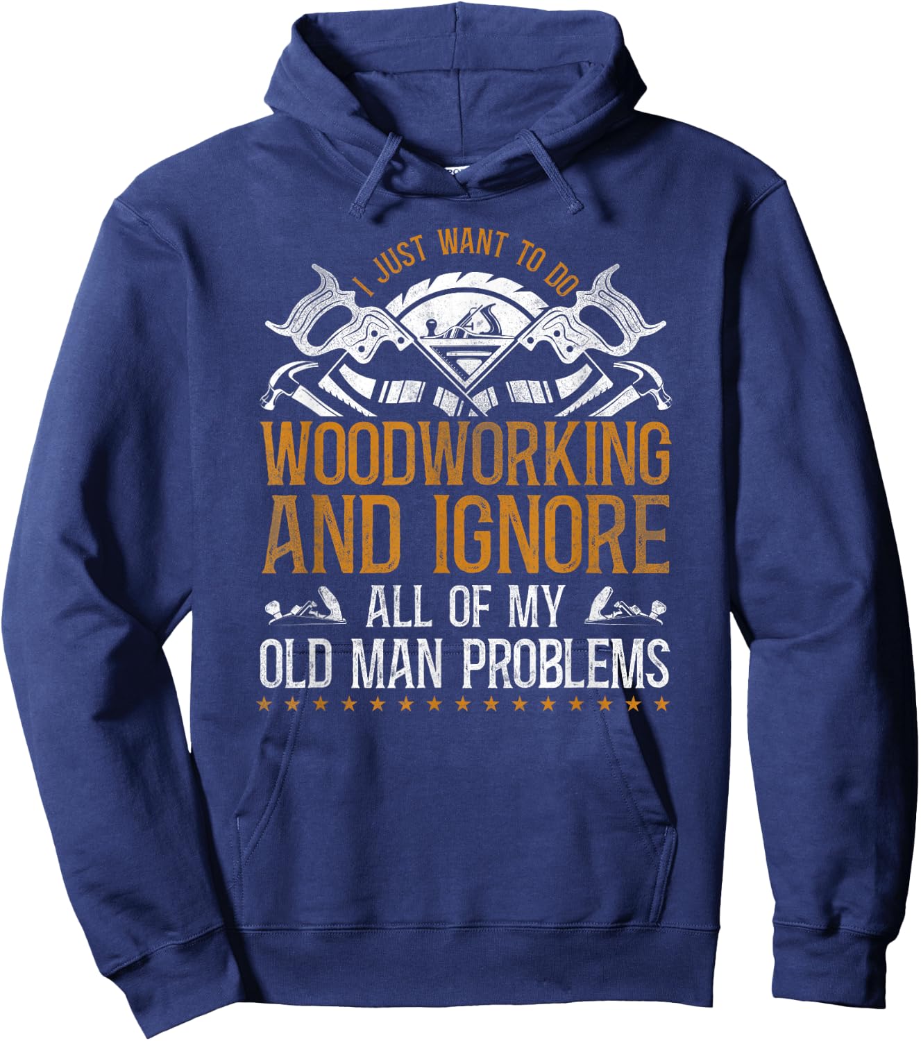 Woodworker Carpenter Tools Vintage Hoodie - Hoodie | Navy