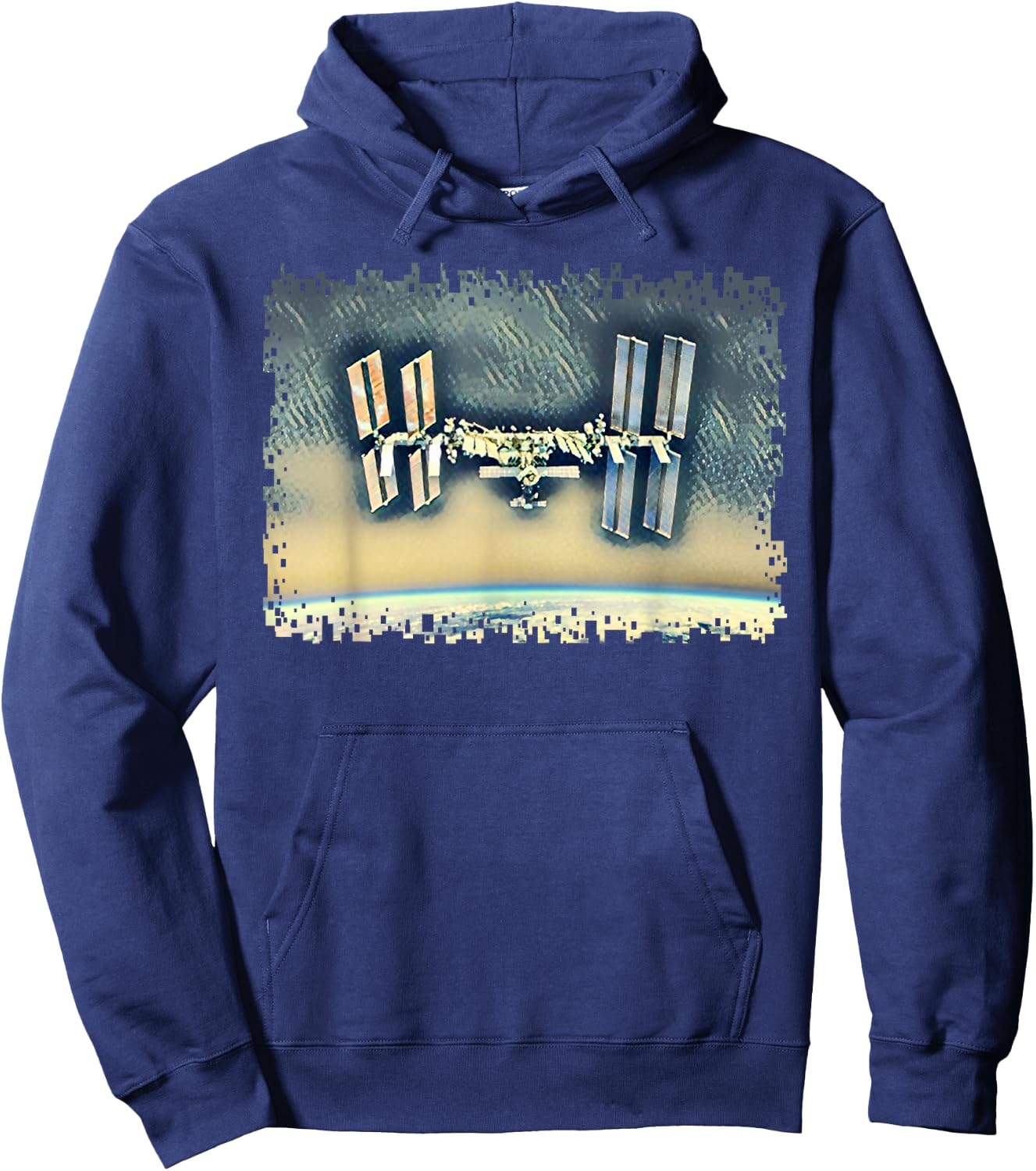 International Space Station ISS Clothes Earth Orbit Mission Hoodie - Hoodie | Navy