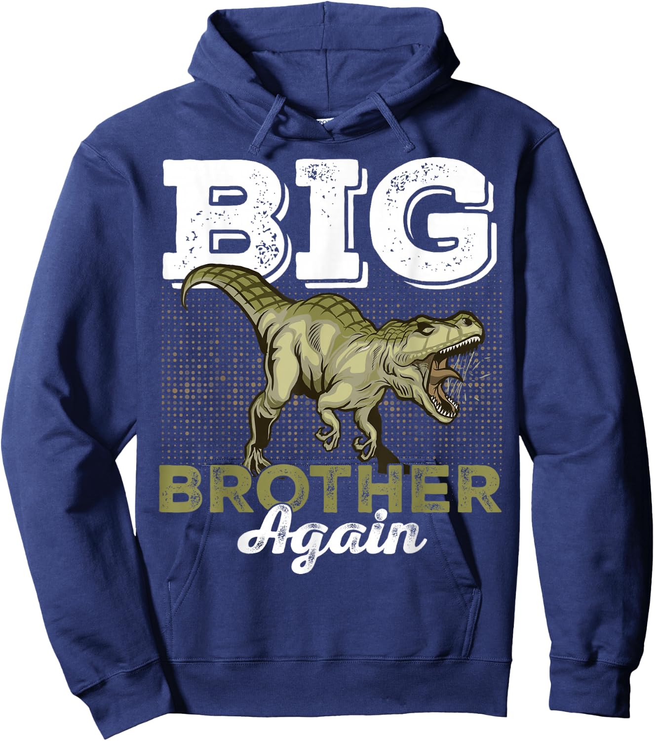 Bigs Brothers Again Dinosaurs for Boy Hoodie - Hoodie | Navy