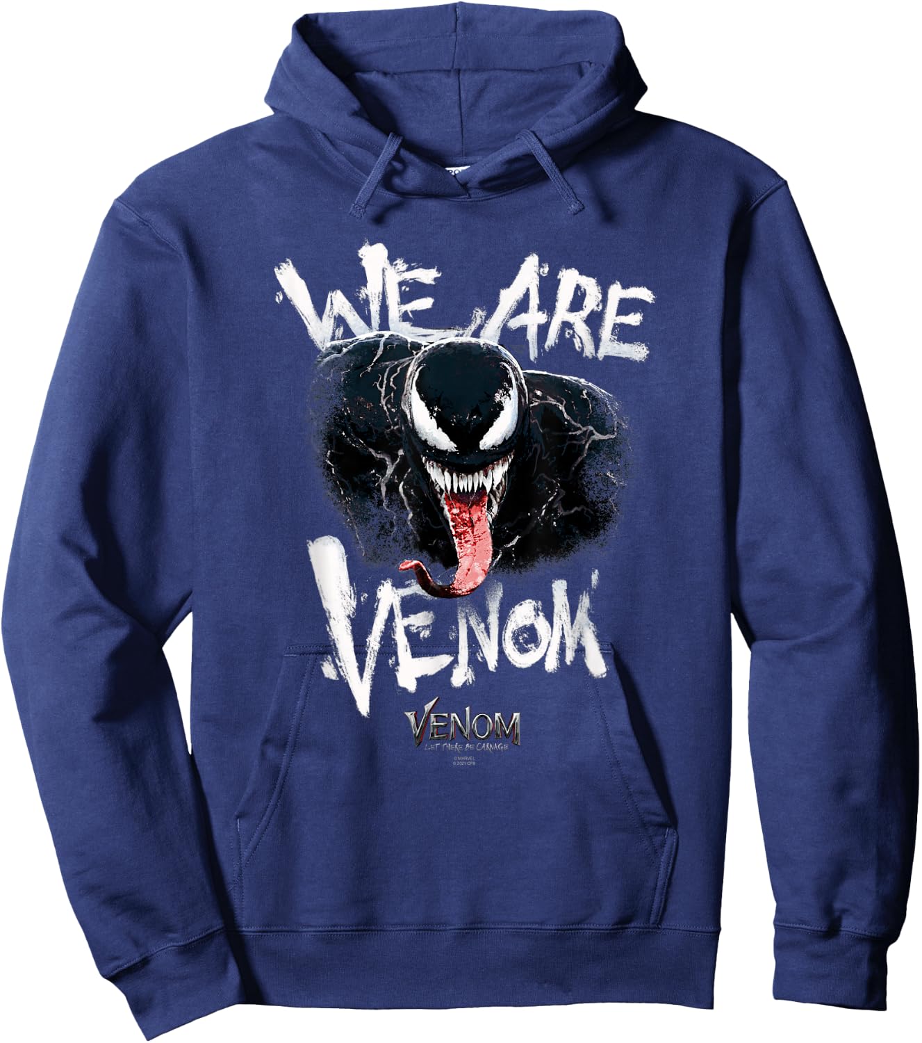 Marvel Venom: Let There Be Carnage We are Venom Close Up Small Hoodie - Hoodie | Navy