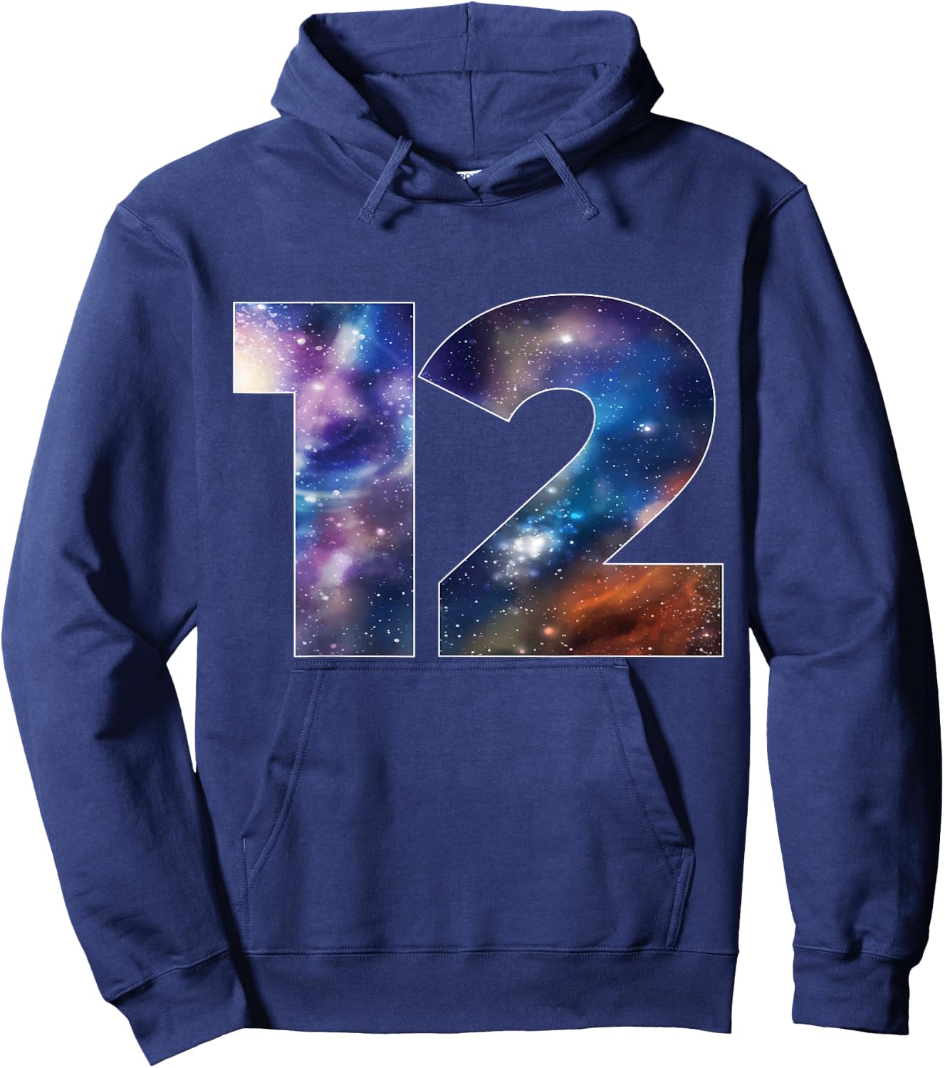 Galaxy 12 Year Old 12th Birthday Space Themed Astronaut Boy Hoodie - Hoodie | Navy