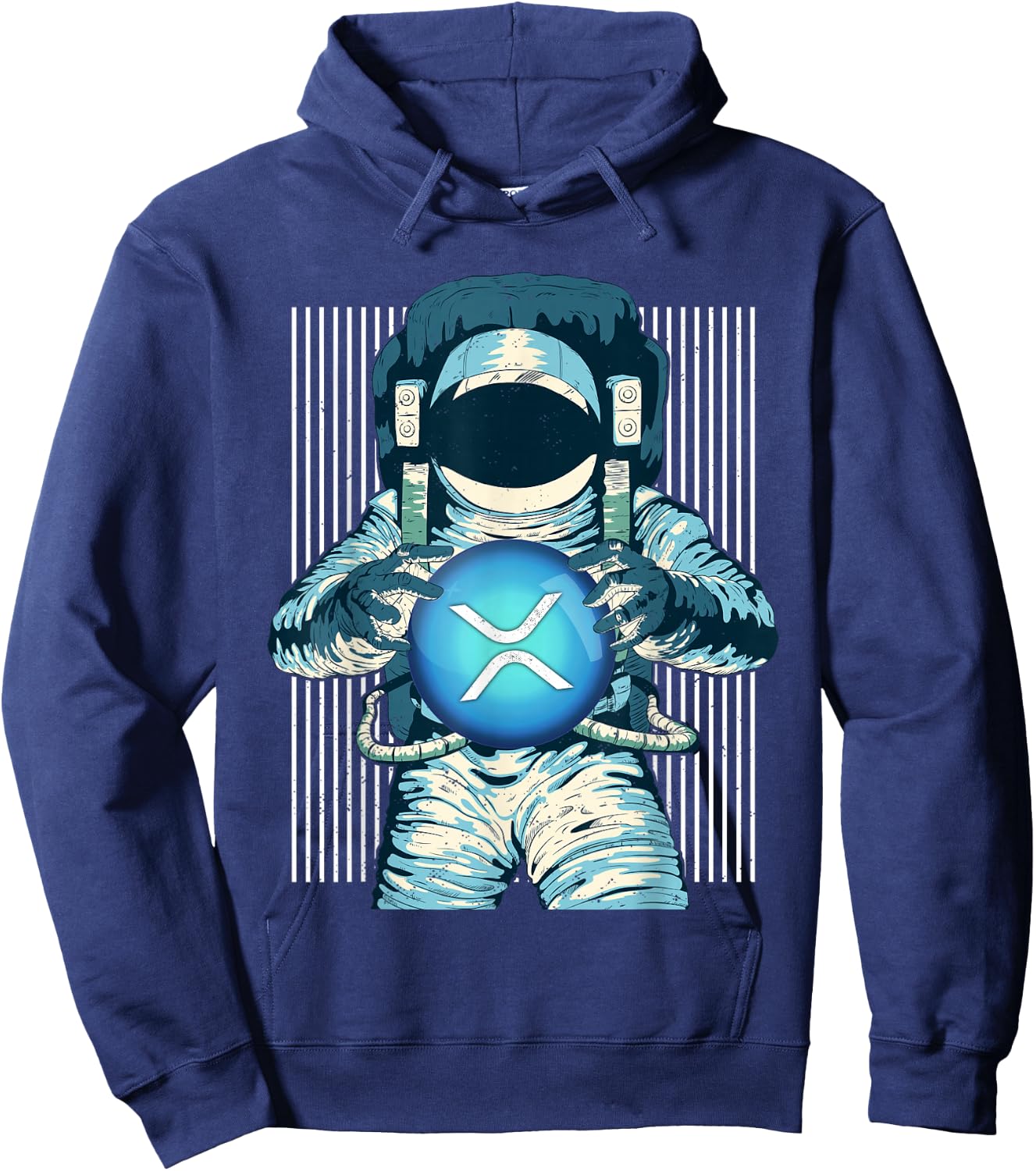 XRP Crypto Gift Cryptocurrency Blockchain Community Hoodie - Hoodie | Navy