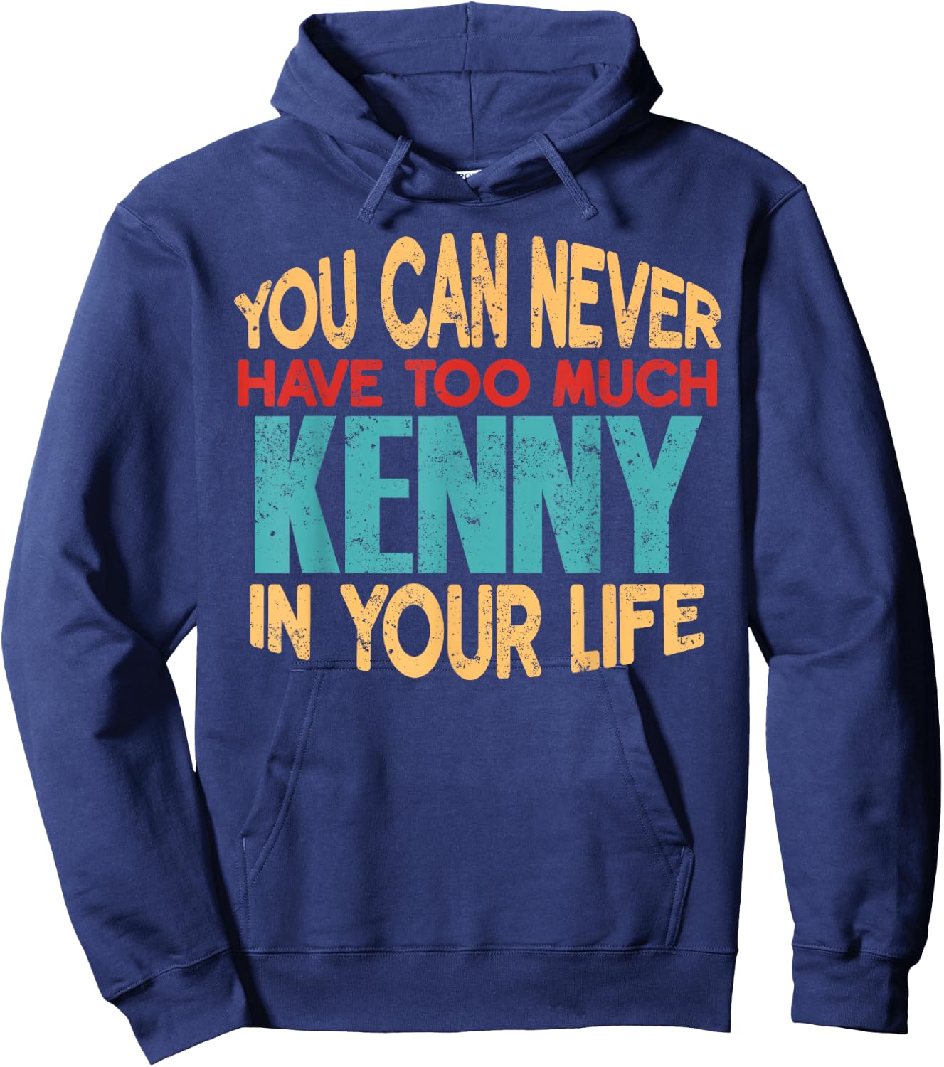 Funny Kenny Personalized First Name Joke Item Hoodie - Hoodie | Navy