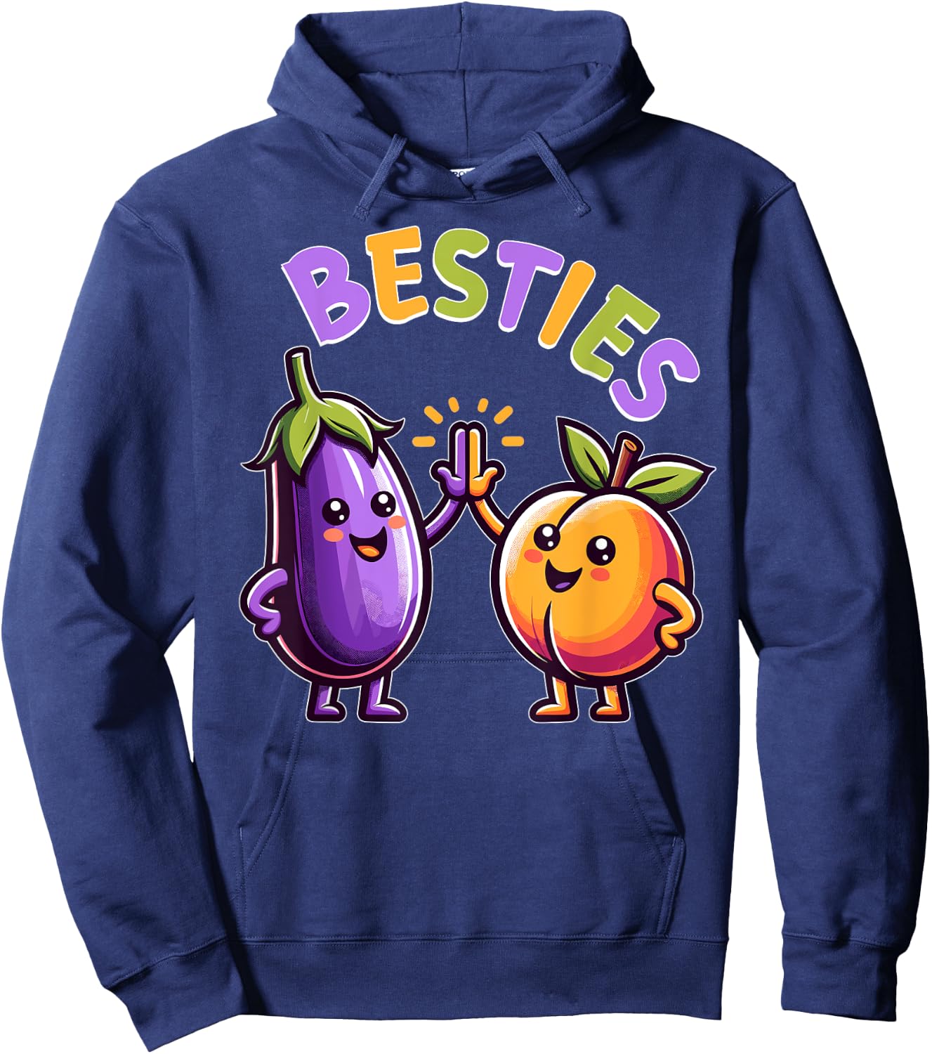 Funny Besties Hilarious Naughty Adult Humor Joke Saying Gag Hoodie - Hoodie | Navy