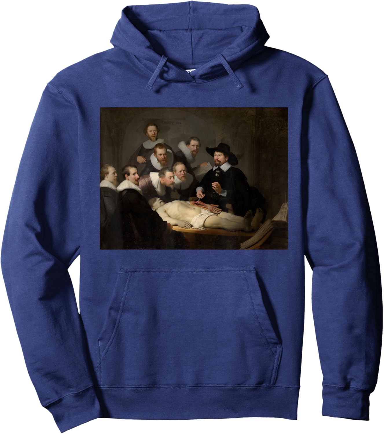 Rembrandt van Rijn's The Anatomy Lesson of Dr. Nicolaes Tulp Hoodie - Hoodie | Navy