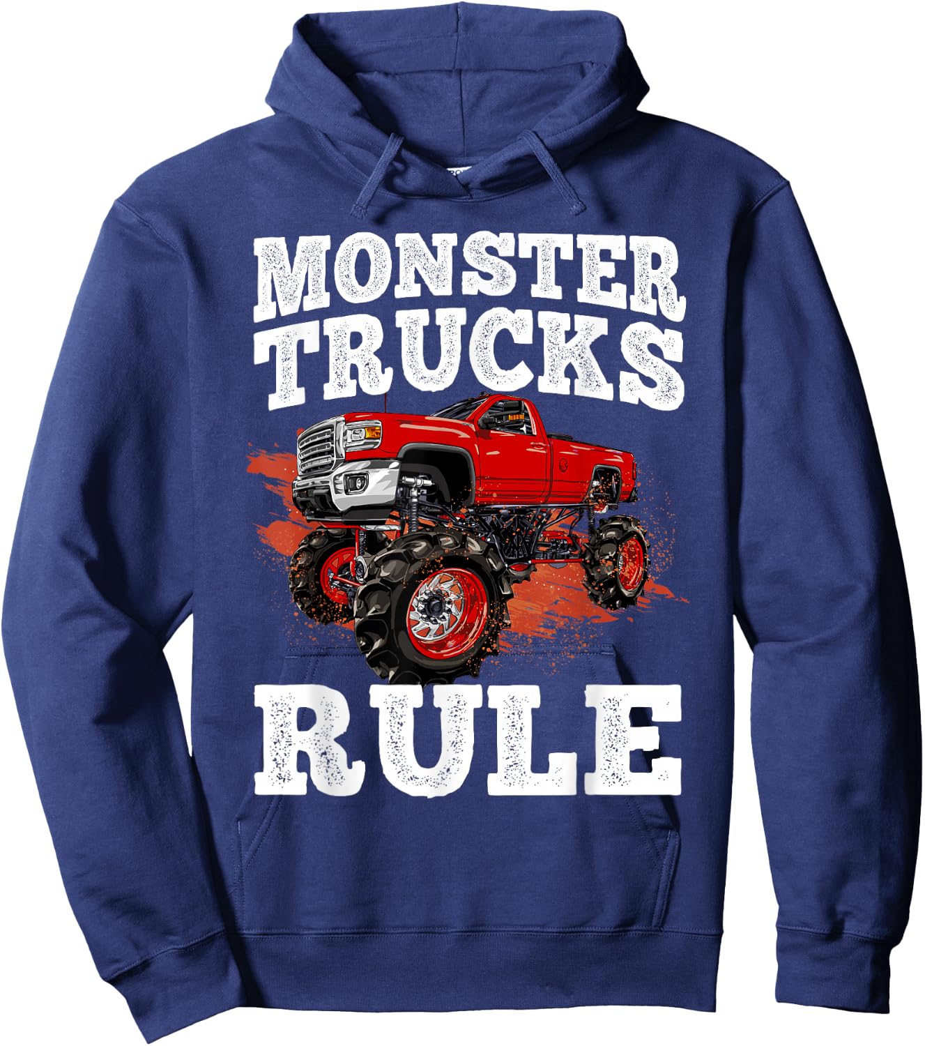 Cool Monster Truck Women Trucks Mud Truck Driver Hoodie - Hoodie | Navy