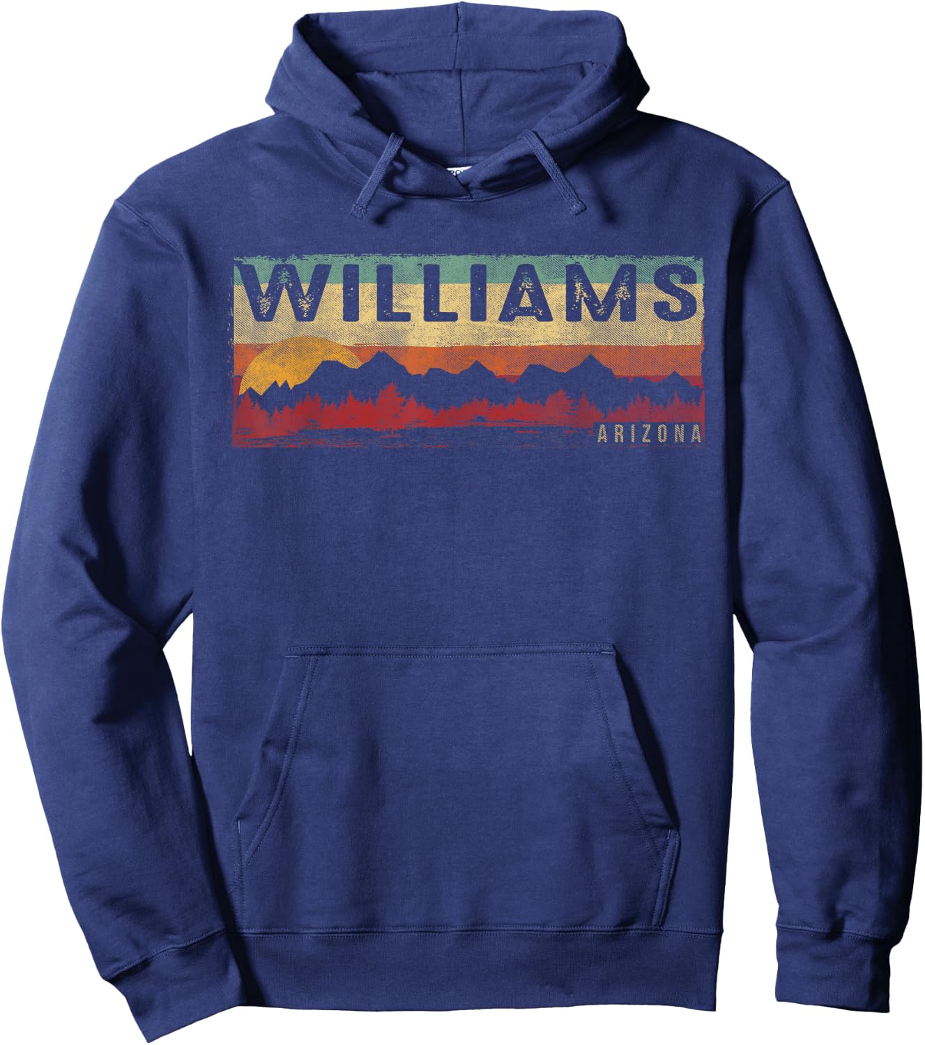 Vintage Williams Arizona Shirt - Williams AZ t shirt Hoodie - Hoodie | Navy