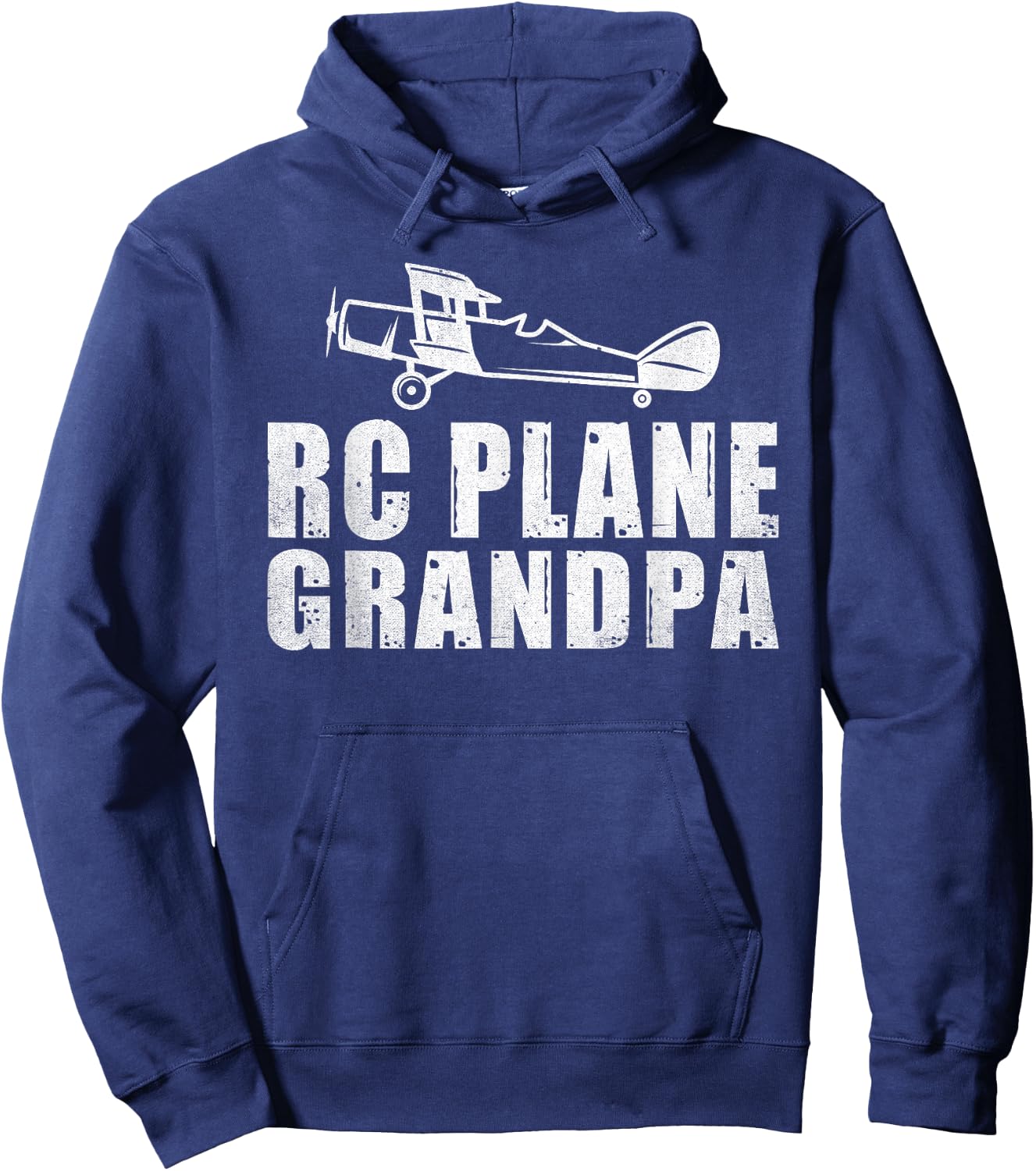 RC Plane Flying RC Plane Grandpa Hoodie - Hoodie | Navy