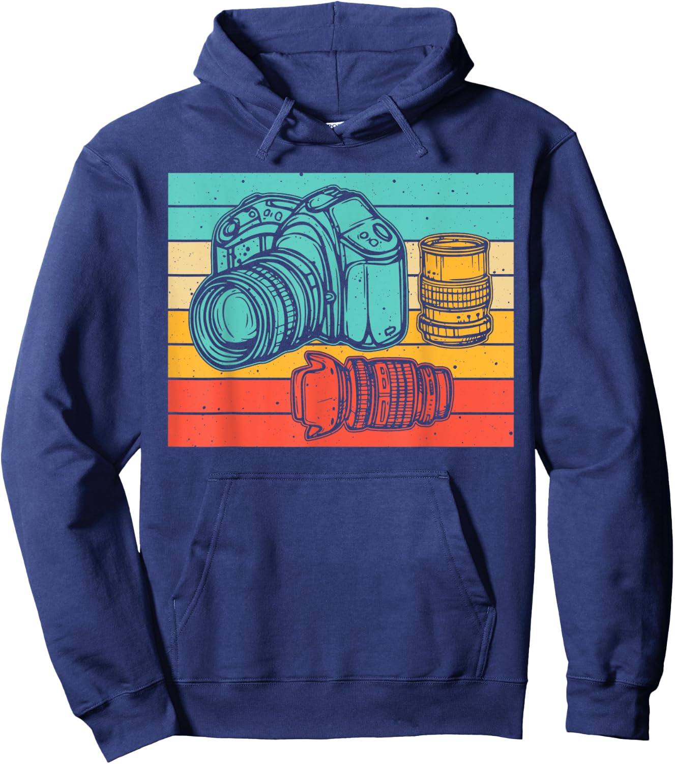 Vintage Camera Art Photographer Photography Lover Men Women Hoodie - Hoodie | Navy