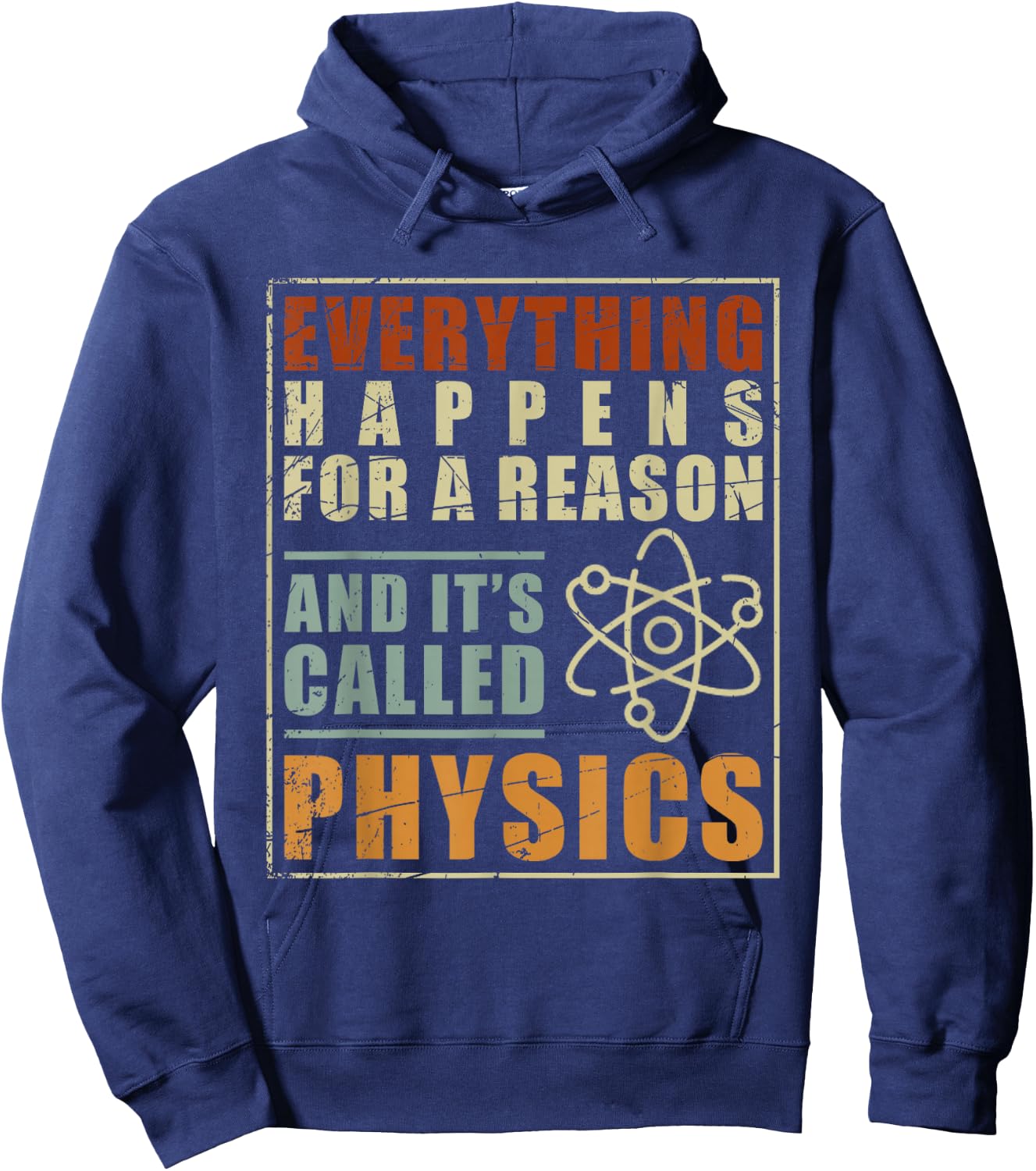 Physics Teacher Physicist Gift Physics Hoodie - Hoodie | Navy