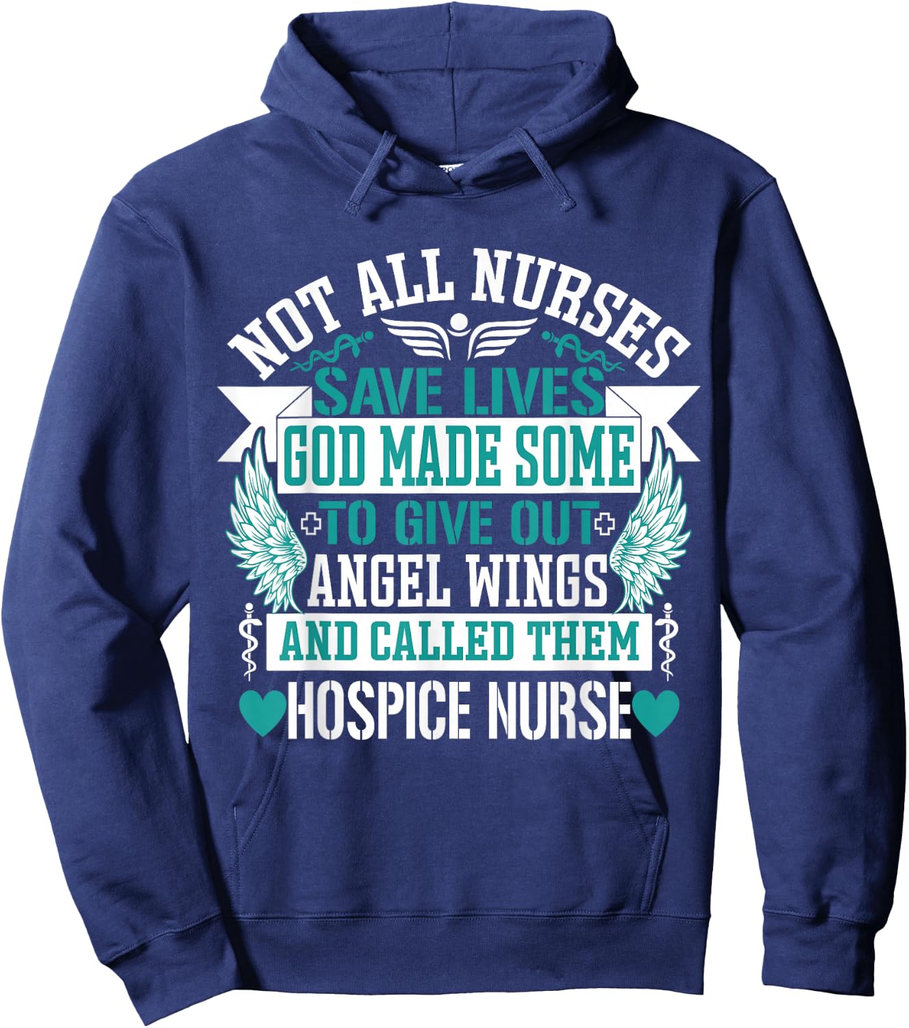 Not All Nurses Save Lives Called Them Hospice Nurse Hoodie - Hoodie | Navy