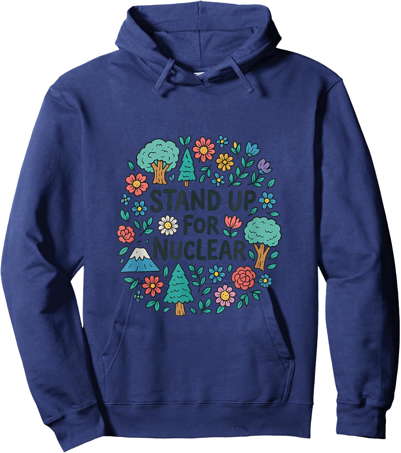 Stand Up for Nuclear Energy Hoodie - Hoodie | Navy