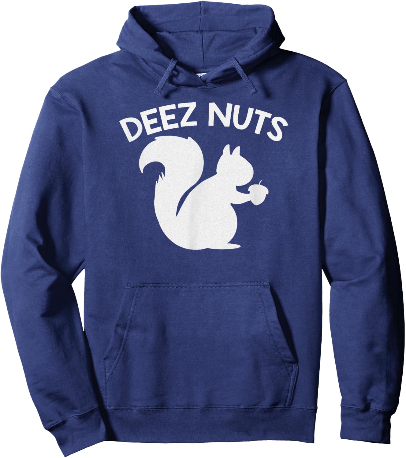 Deez Nuts Funny Hoodie - Hoodie | Navy