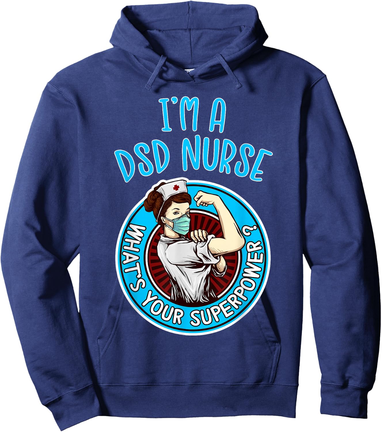 DSD Nurse Women Nursing Apparel And Items Hoodie - Hoodie | Navy