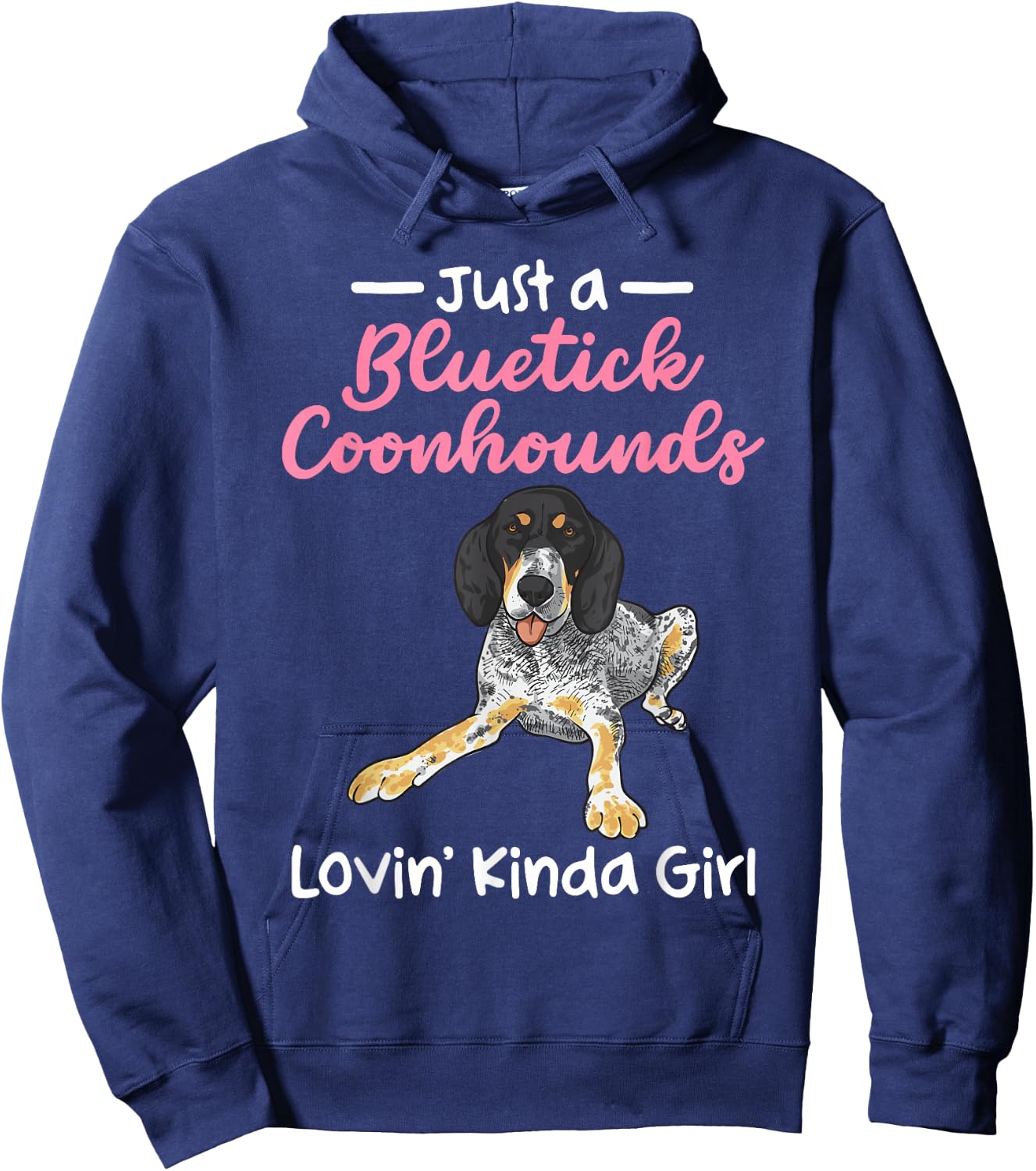 Bluetick Coonhound Hoodie - Hoodie | Navy