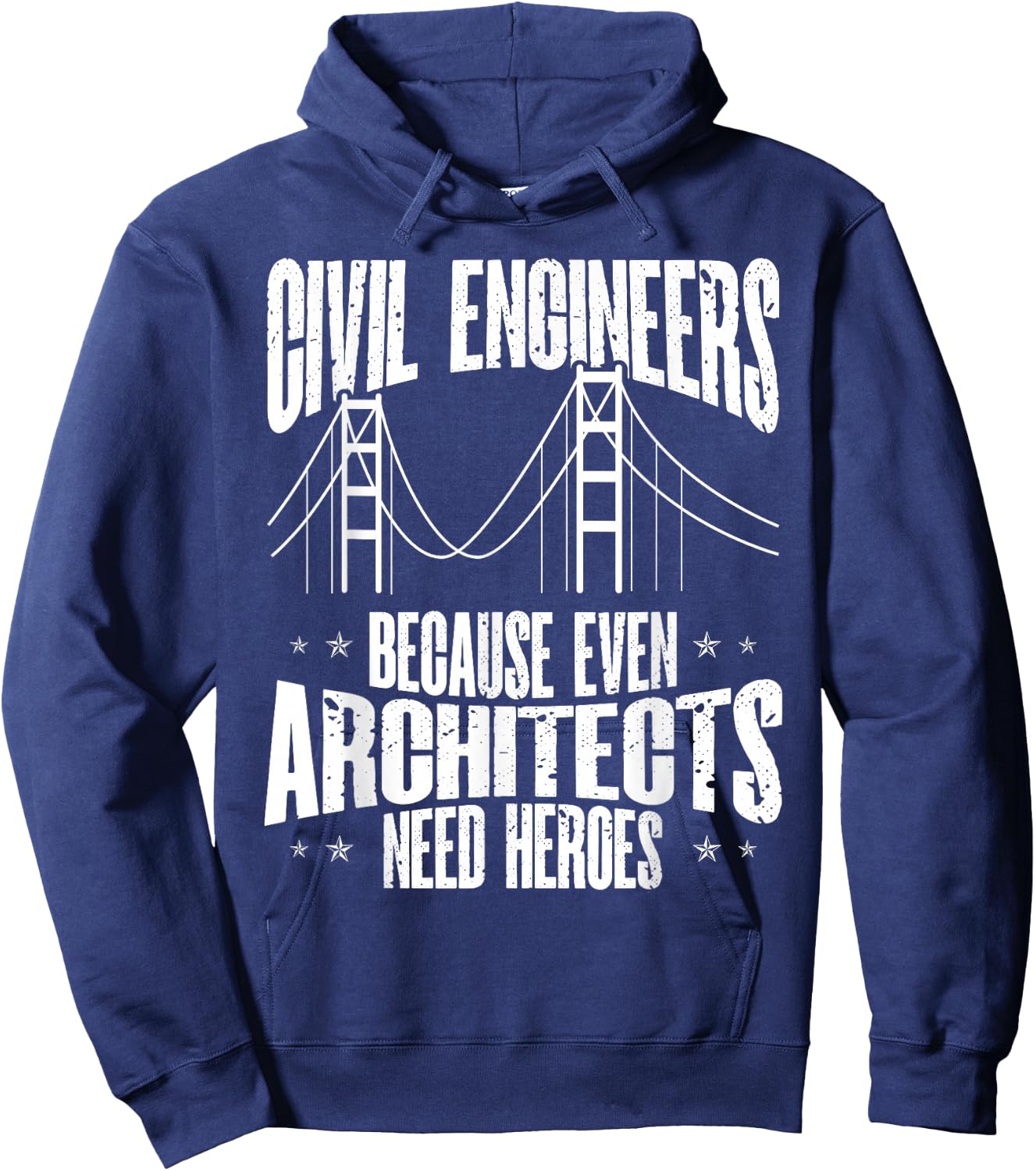 Civil Engineering Construction Civil Engineer Bridge Hoodie - Hoodie | Navy