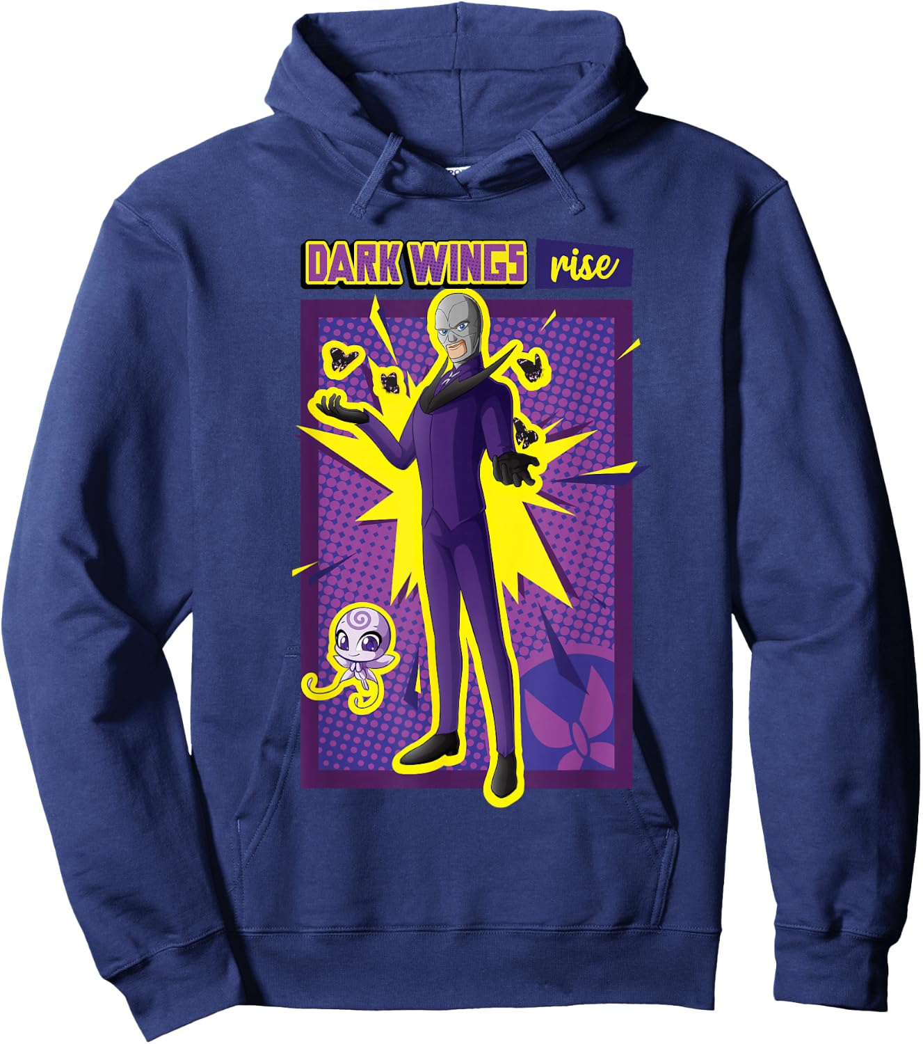 Miraculous Collection Hawk Moth Focus Hoodie - Hoodie | Navy