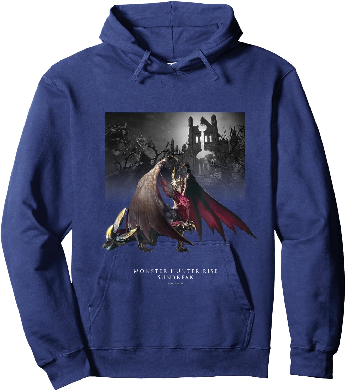 MONSTER HUNTER RISE:SUNBREAK Malzeno Hoodie - Hoodie | Navy