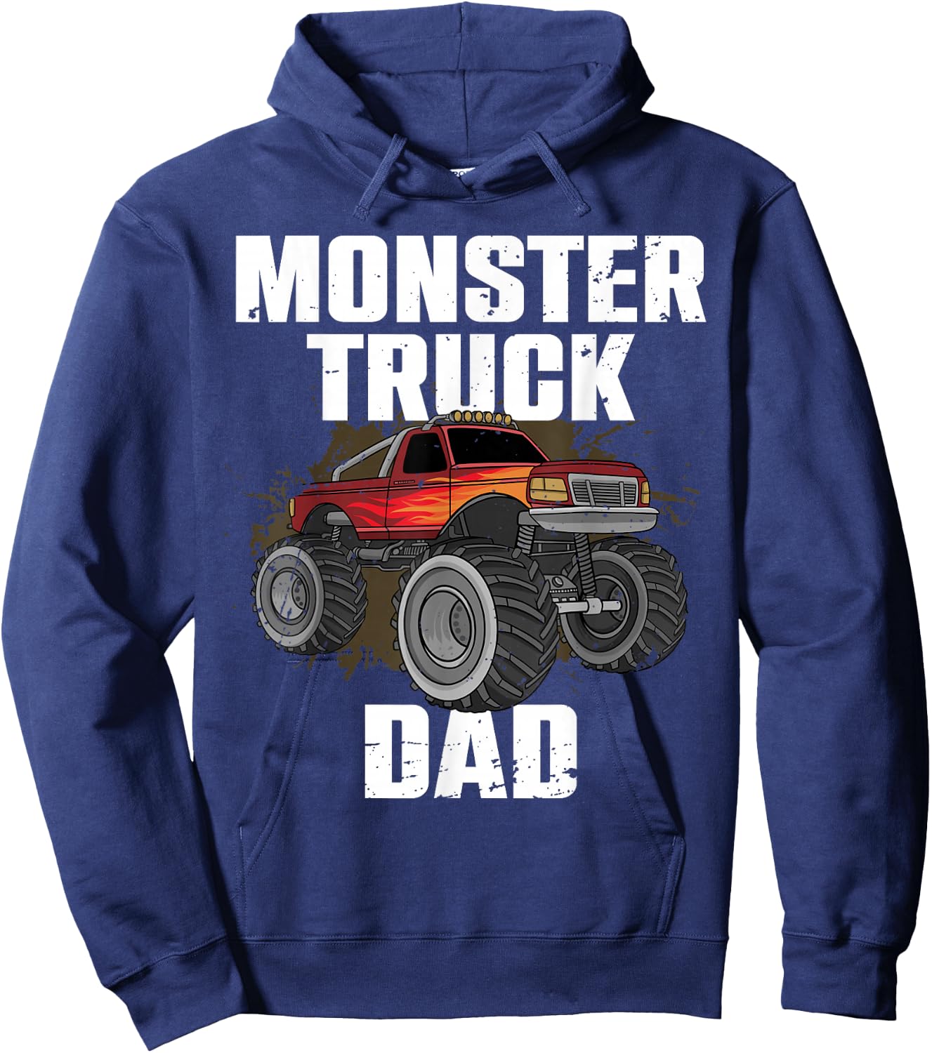 Best Monster Truck Dad Road Truck Pickup Trucks Hoodie - Hoodie | Navy
