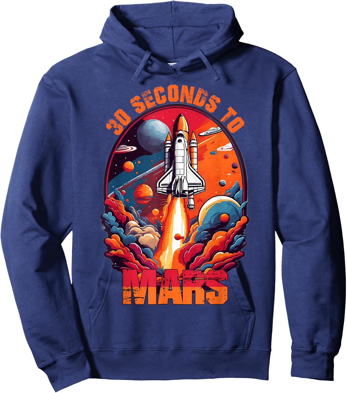 30 Seconds To Mars Hoodie - Hoodie | Navy