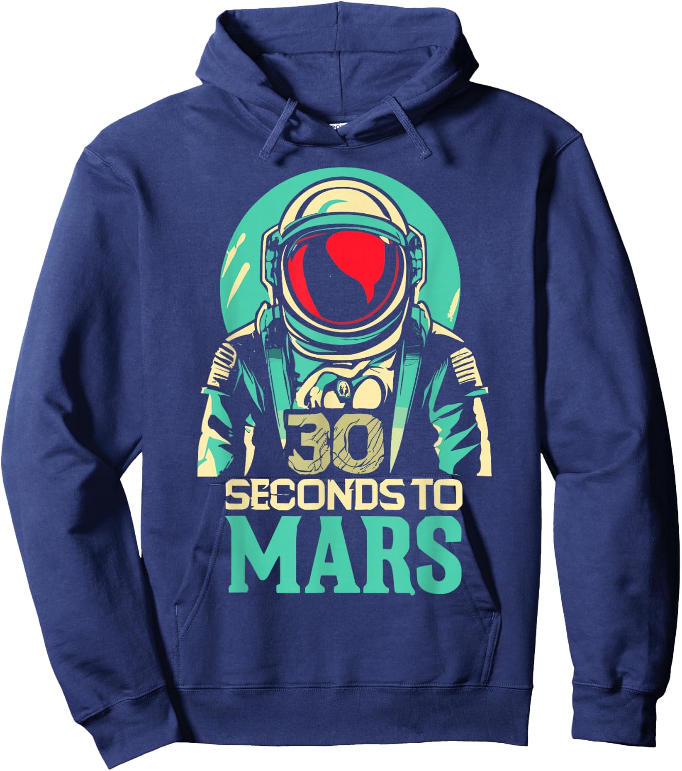 30 Seconds To Mars Hoodie - Hoodie | Navy