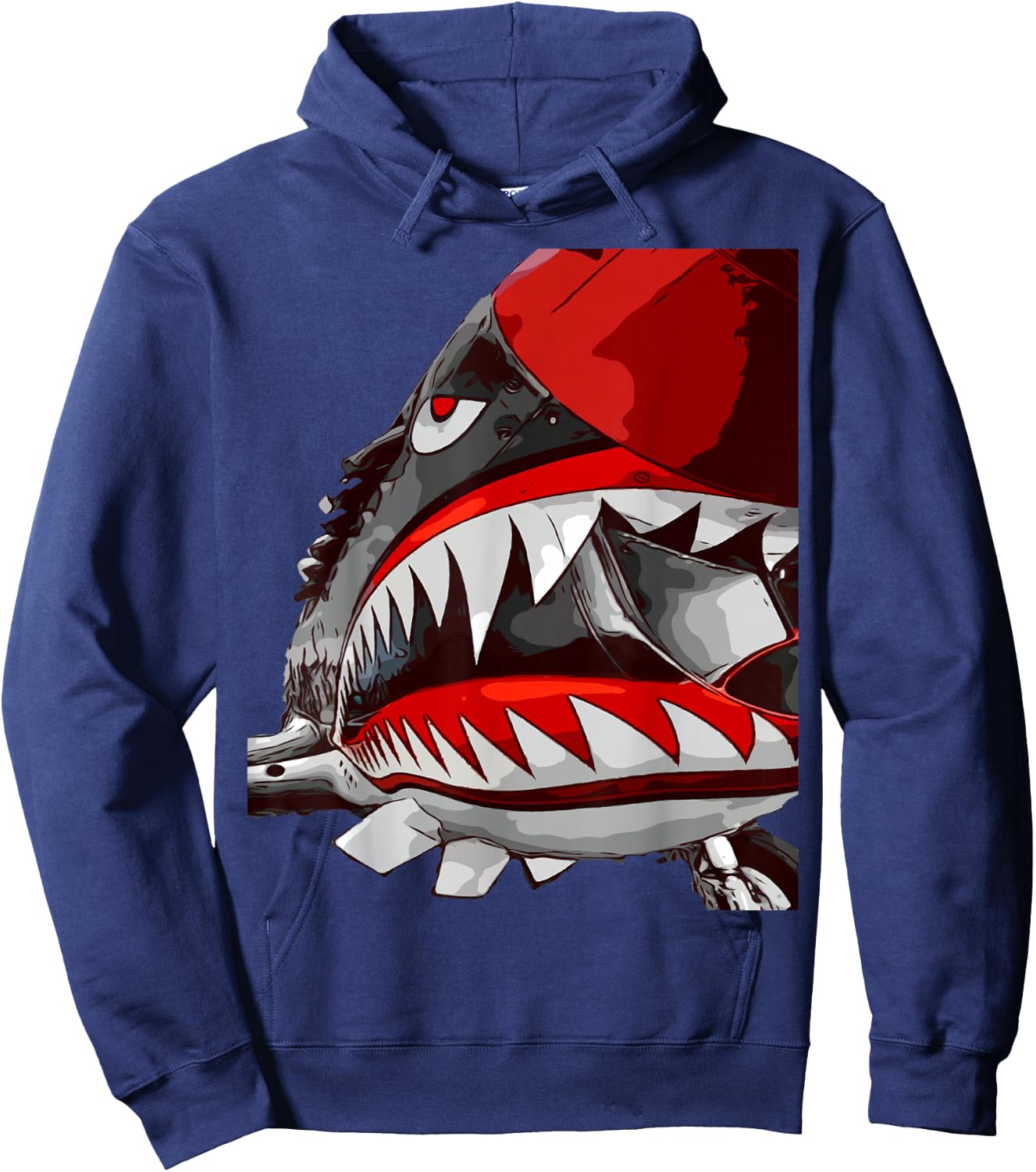 American WW2 Planes P-40 Warhawk Hoodie - Hoodie | Navy