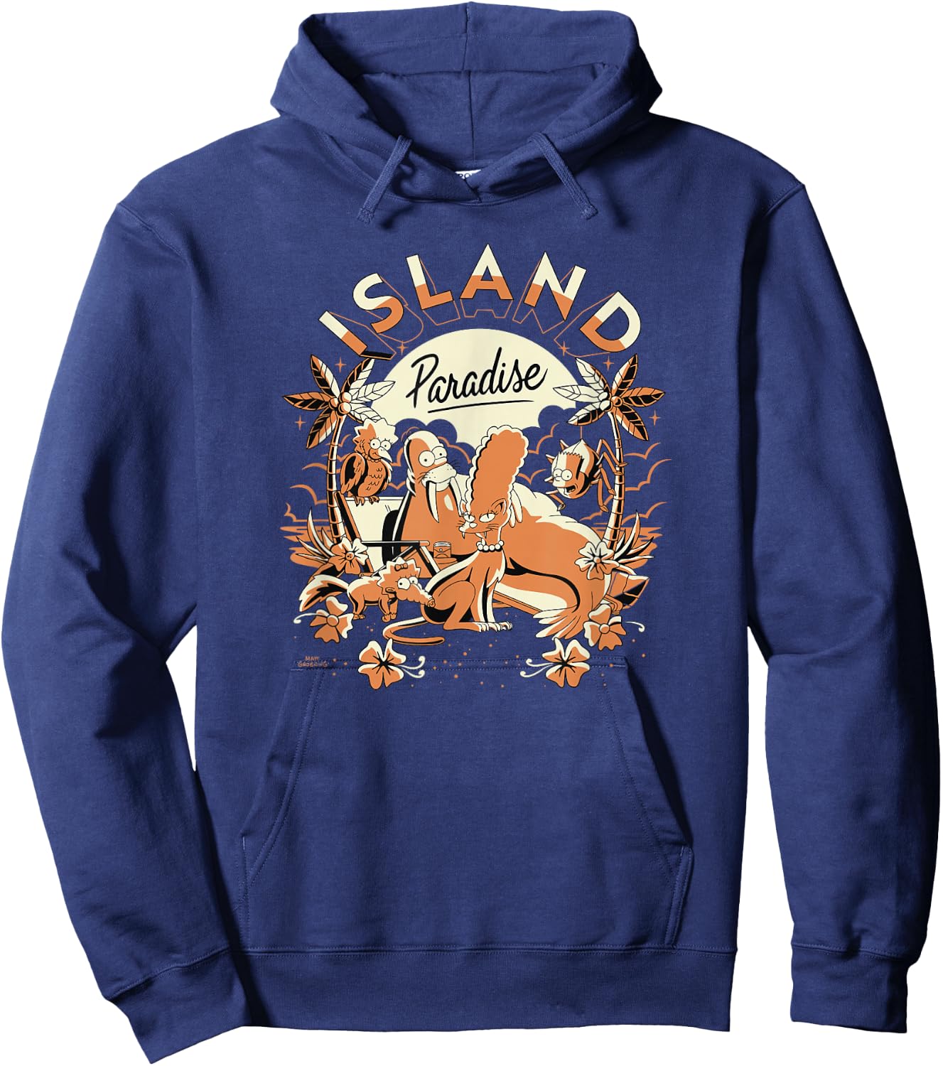The Simpsons: Treehouse of Horror Island Paradise Group Hoodie - Hoodie | Navy