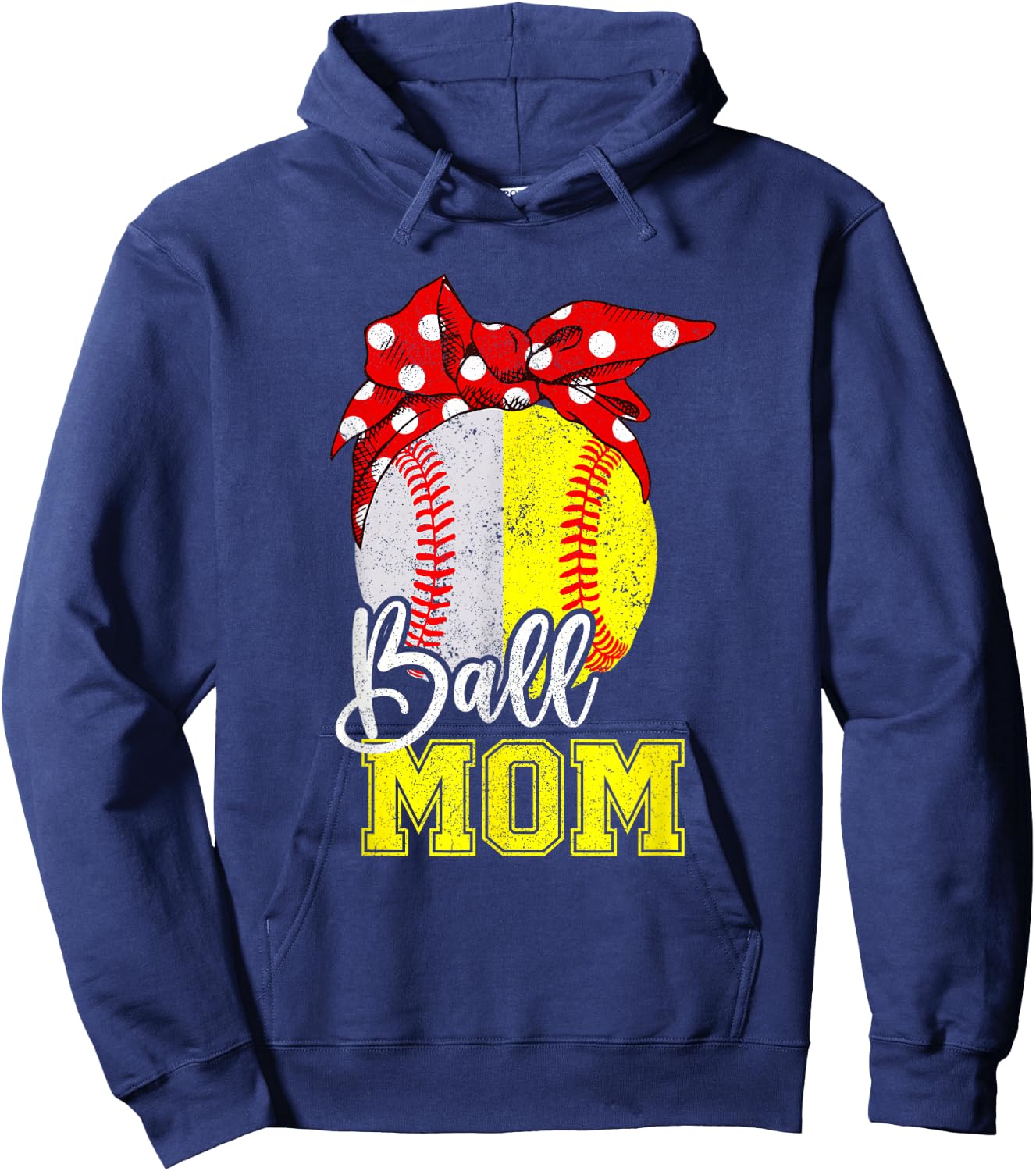 Tball mom shirt - Mother's Day Baseball Softball Mom Hoodie - Hoodie | Navy