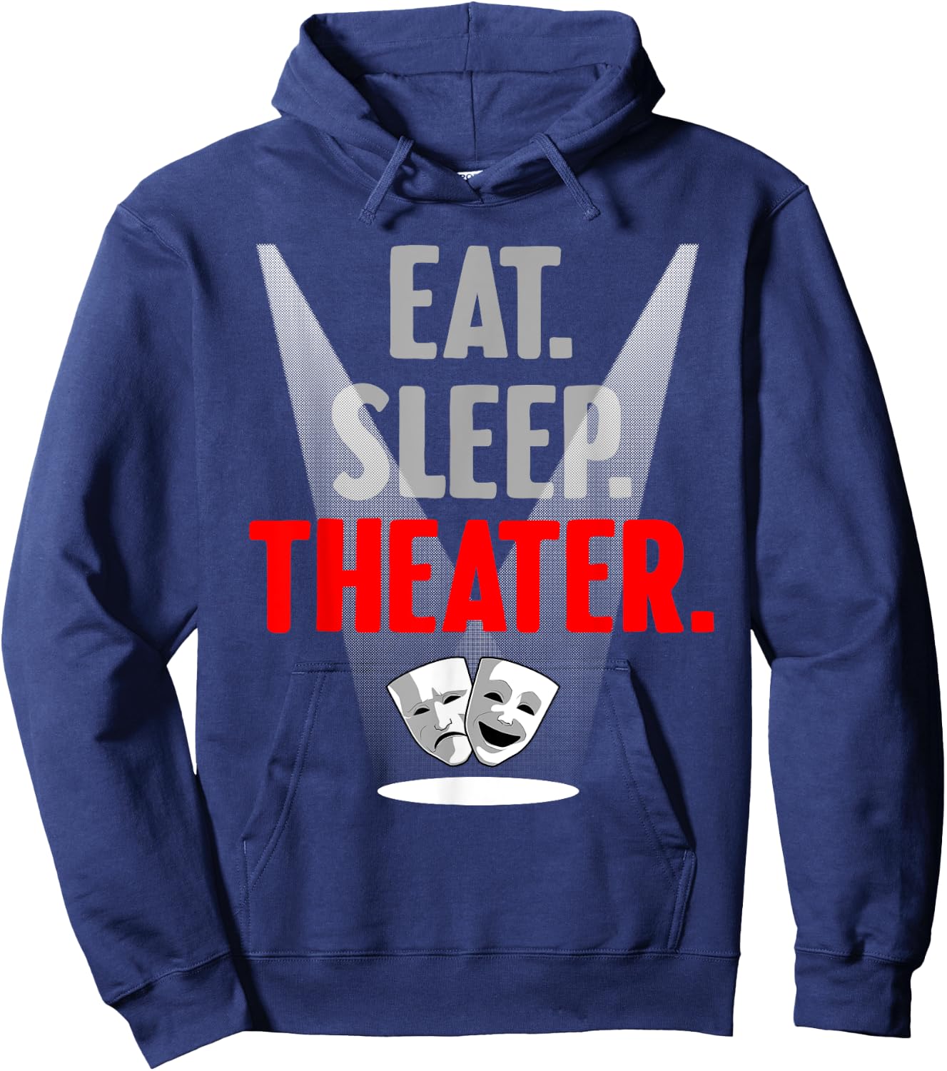 Funny Theater Gift Men Women Actor Actress Drama Performer Hoodie - Hoodie | Navy