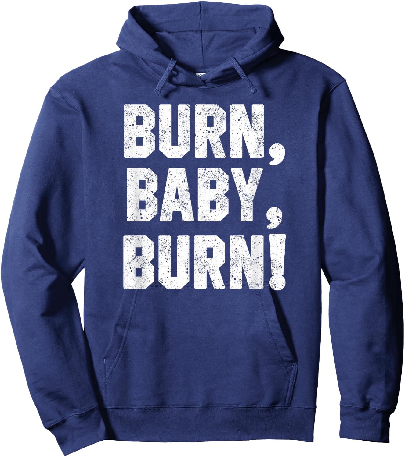 Funny Grill Shirt Burn, Baby Smoke Meat Dad Joke Grilling Hoodie - Hoodie | Navy