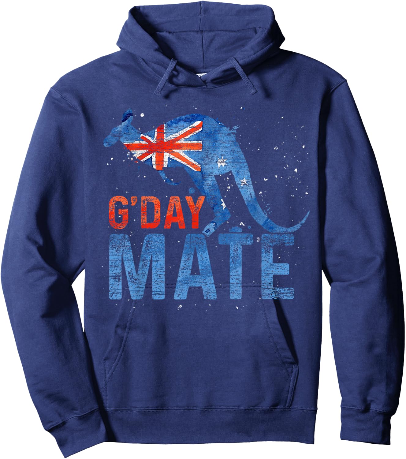 Guten Tag Mein Freund Kangaroo Animal Lover Australia Hoodie - Hoodie | Navy