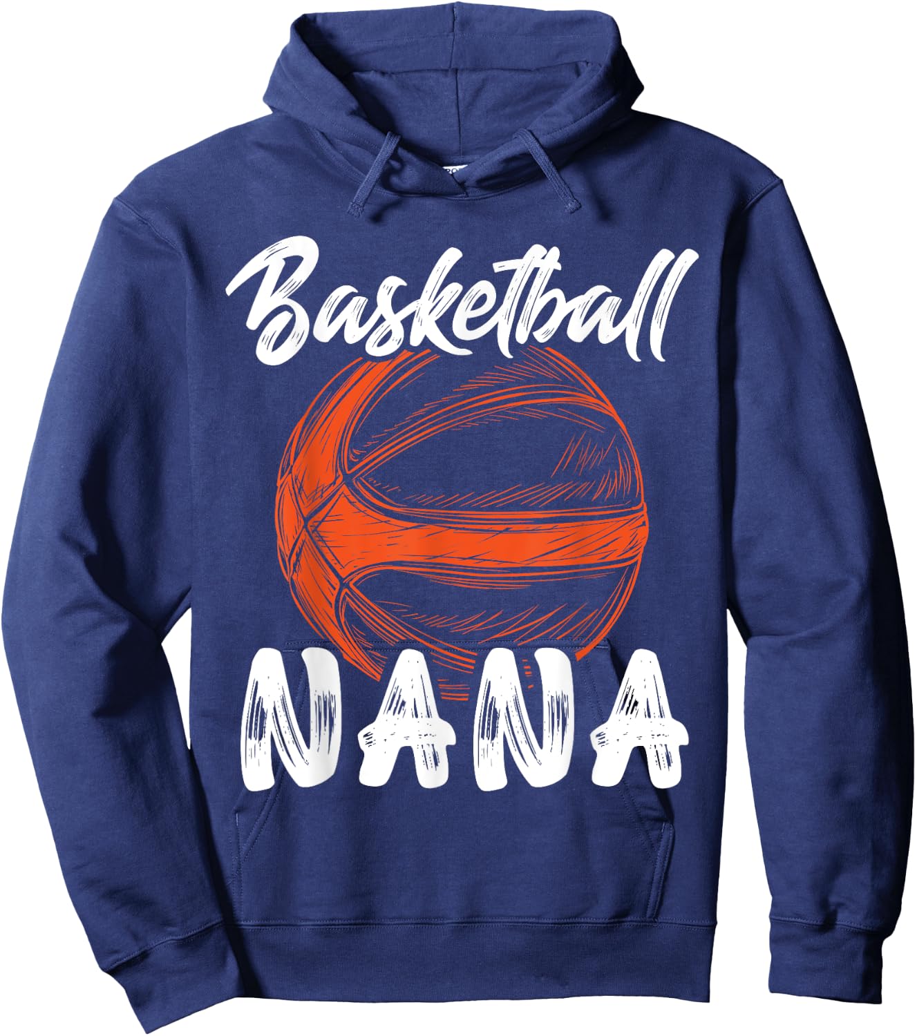 Basketball Nana Women Family Matching Basketball Ballers Hoodie - Hoodie | Navy