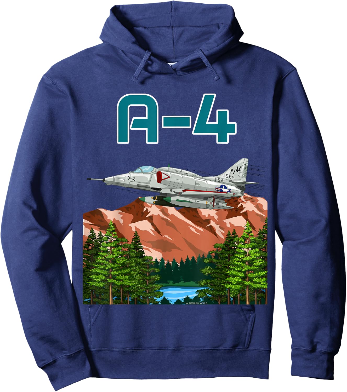 Army Supersonic Jet Military Armed Forces Fighter-Bomber Hoodie - Hoodie | Navy